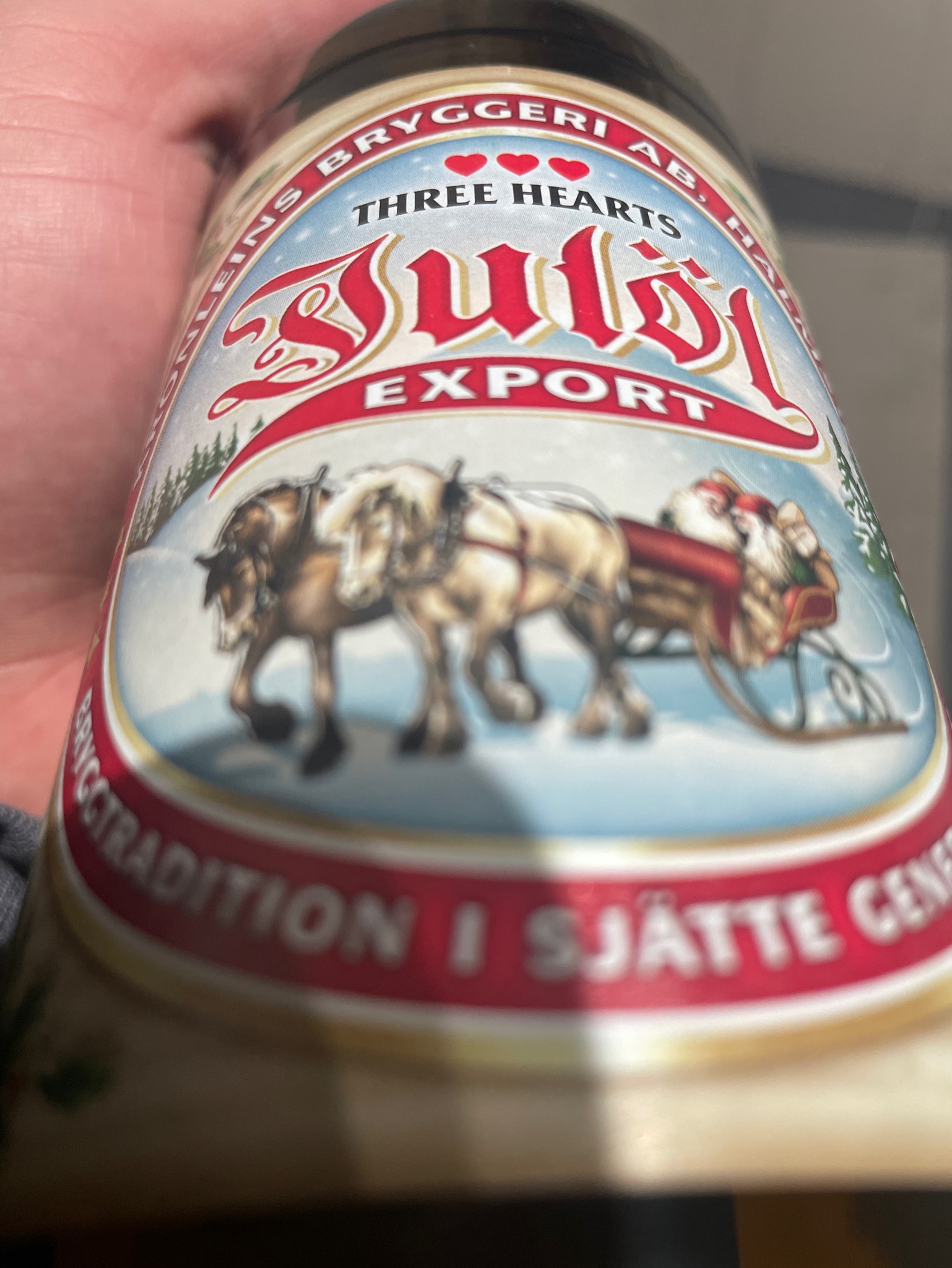 Three Hearts Julöl Export, Sweden