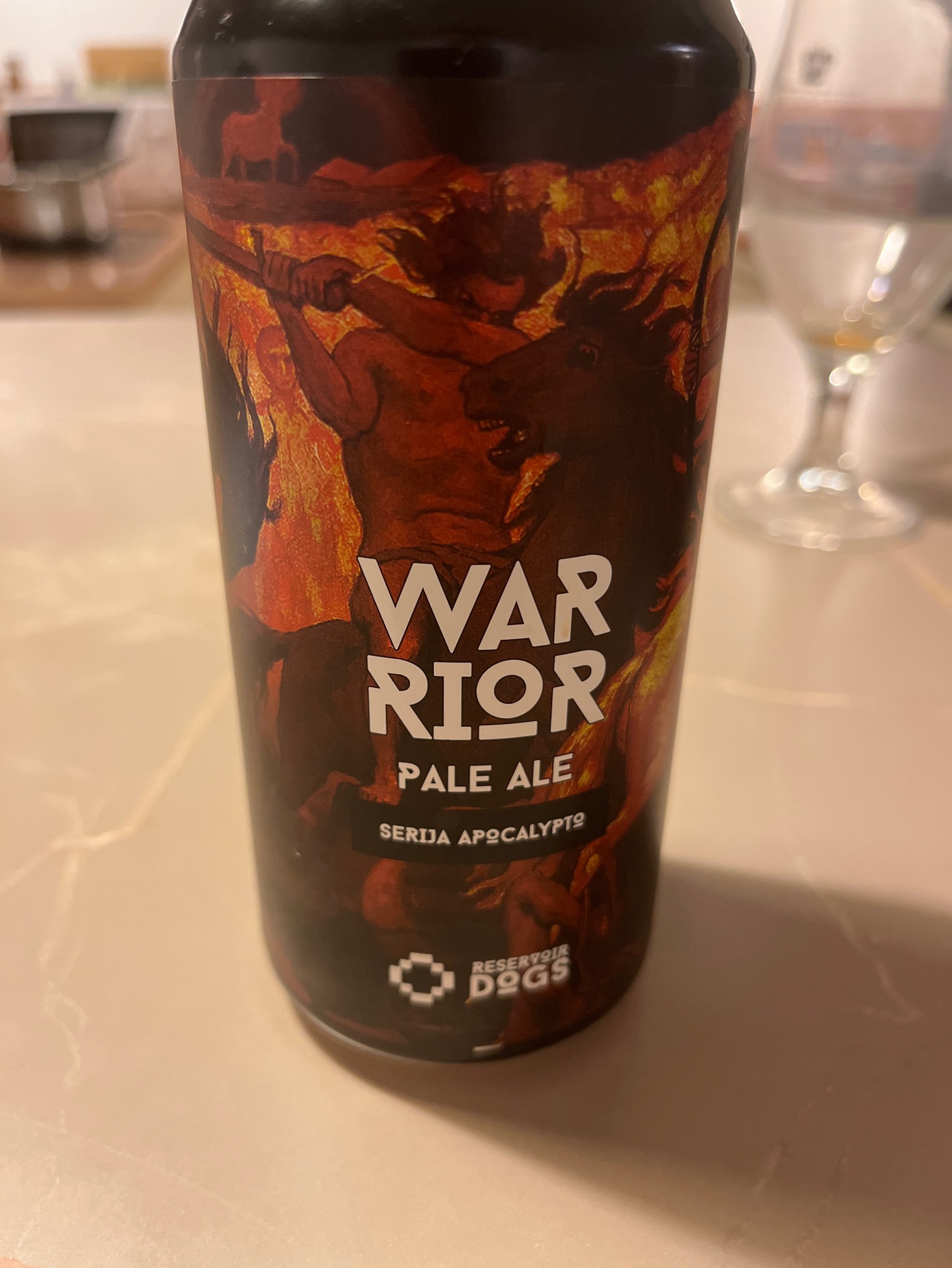 Reservoir dogs Warrior Pale Ale, Reservoir Dogs Brewery