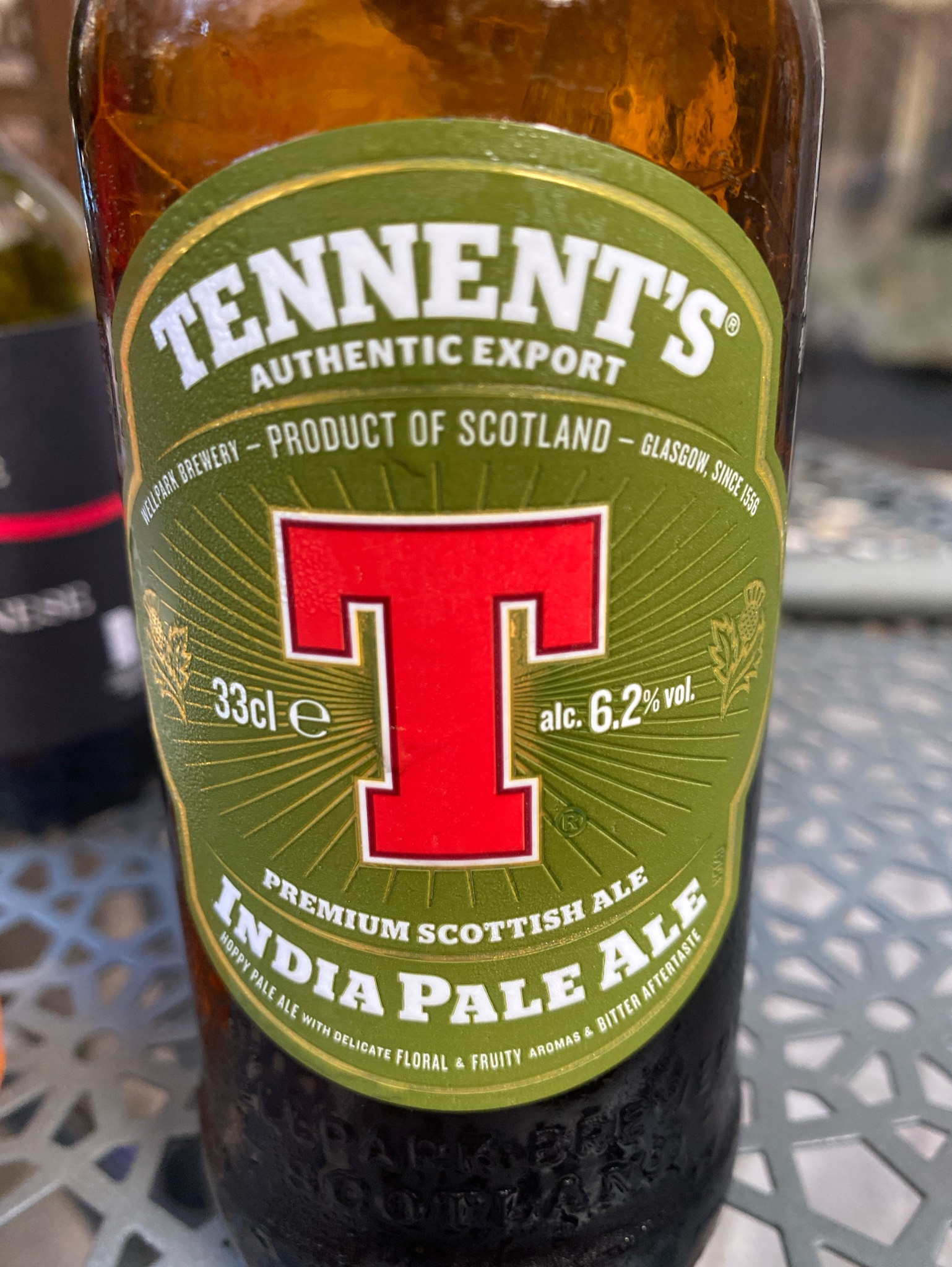 Tennent's India Pale Ale, Scotland