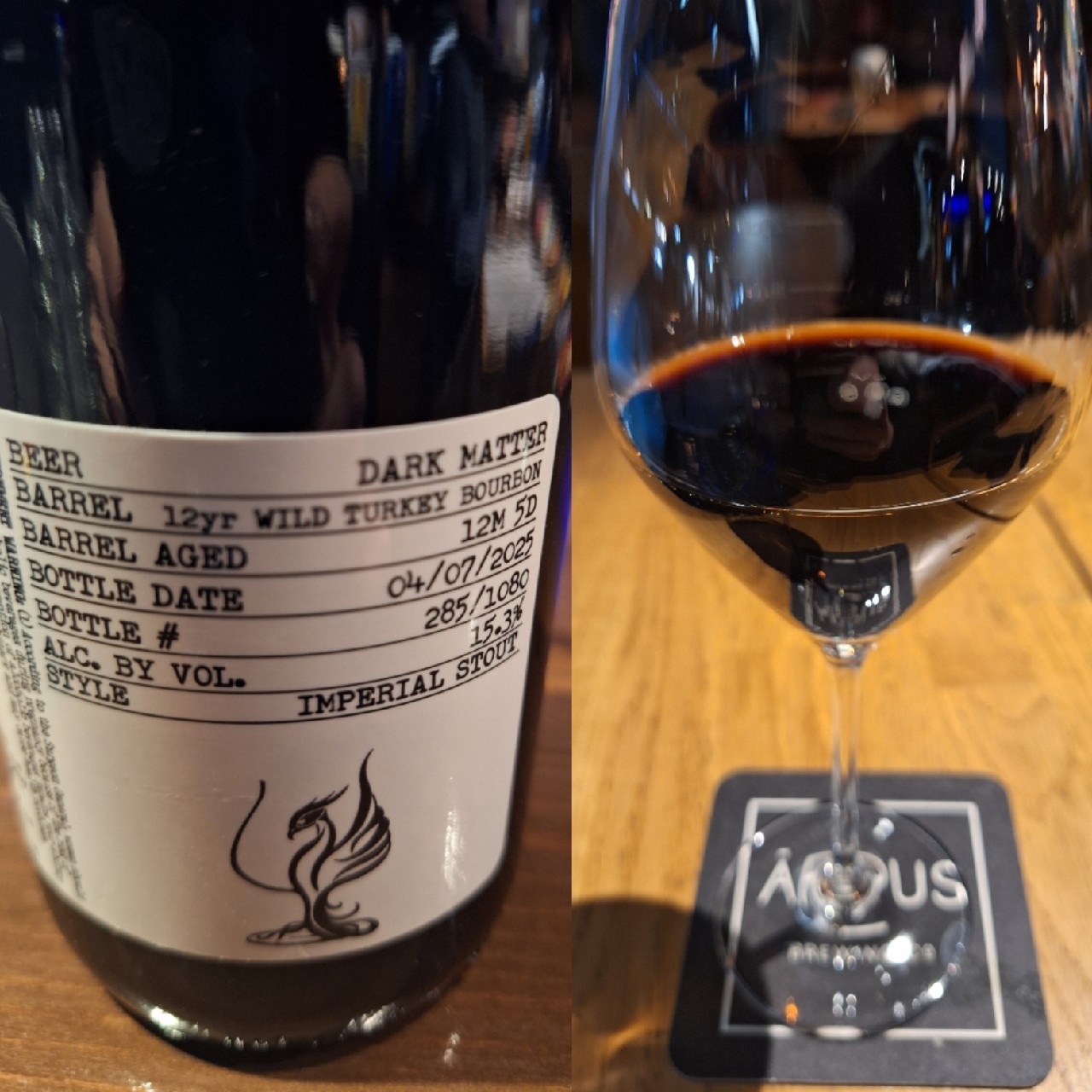 Wild Turkey BA Dark Matter (2025), Barreled Souls Brewing Company