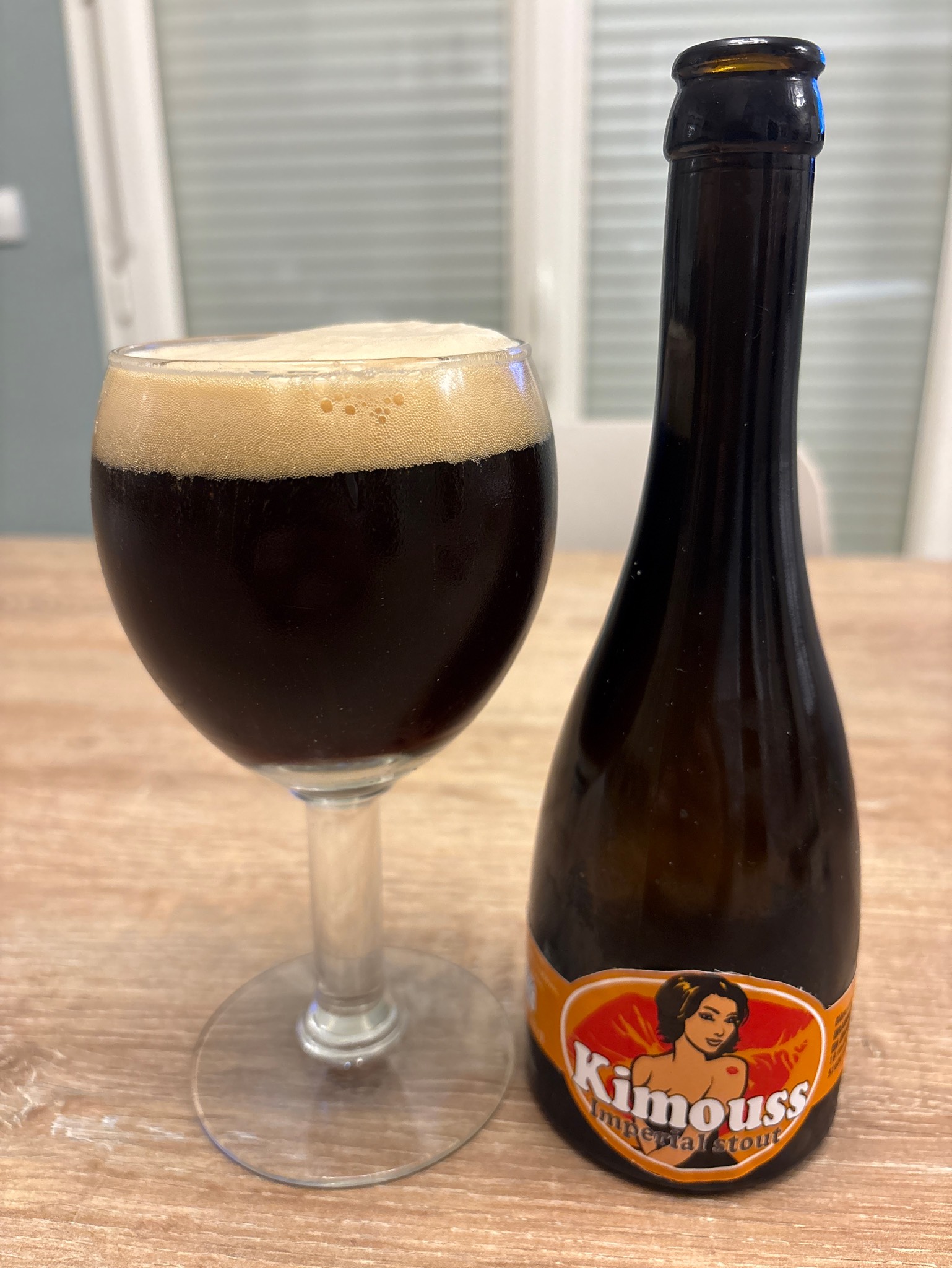 Kimouss Imperial stout, Brasserie Qui En Brasse (Kimouss)