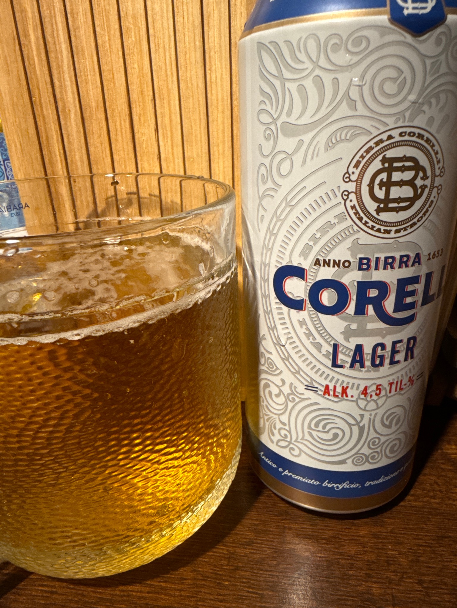Birra Corelli Lager, Font Salem (Damm)