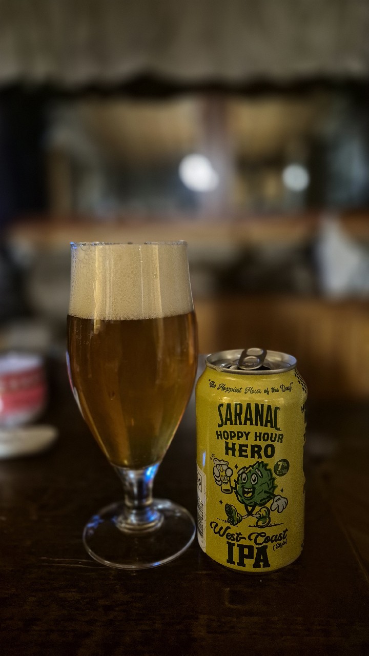 Hoppy Hour Hero IPA, Saranac Brewery