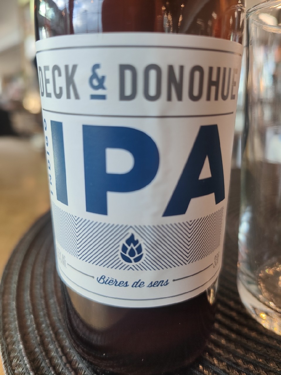 Indigo IPA, Deck & Donohue