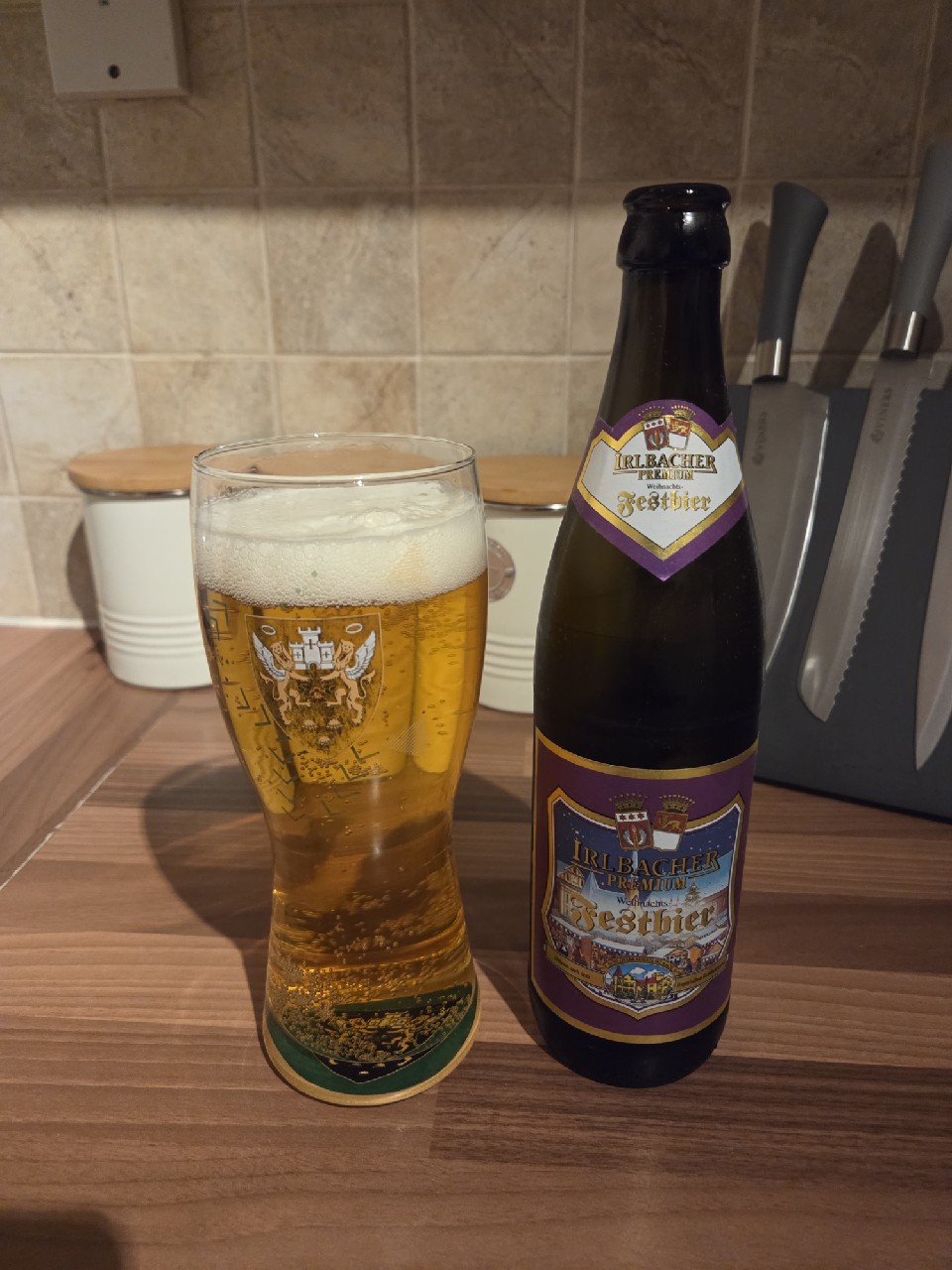Irlbacher Premium Weihnachts-Festbier, Schlossbrauerei Irlbach (Arcobräu Moos)