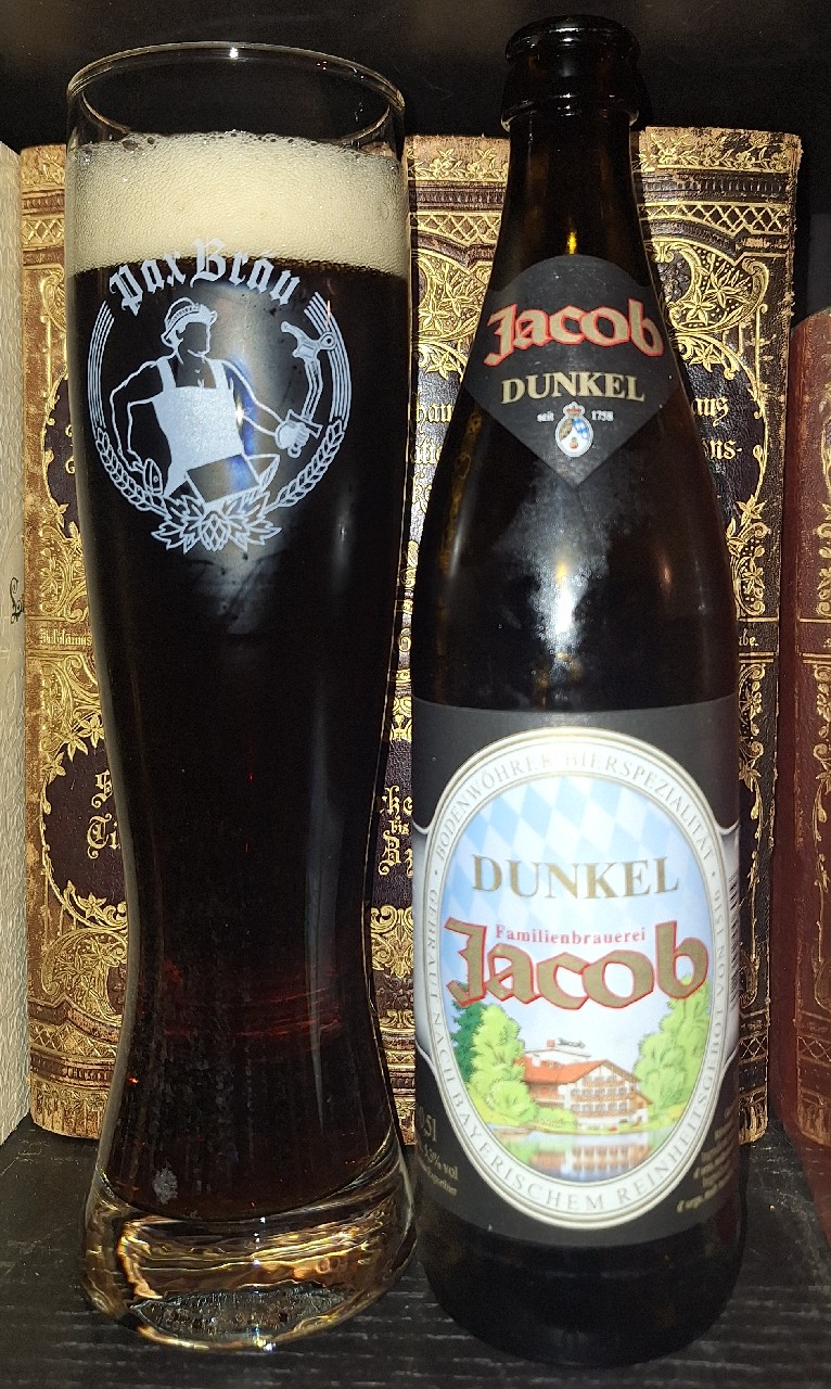 Jacob Naturtrübes Dunkles Weissbier, Familienbrauerei Jacob