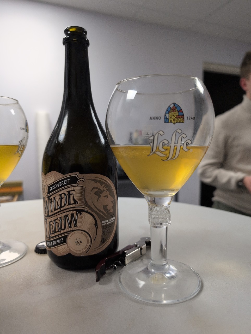 Wilde Leeuw Saison Brett Rhubarbe, France