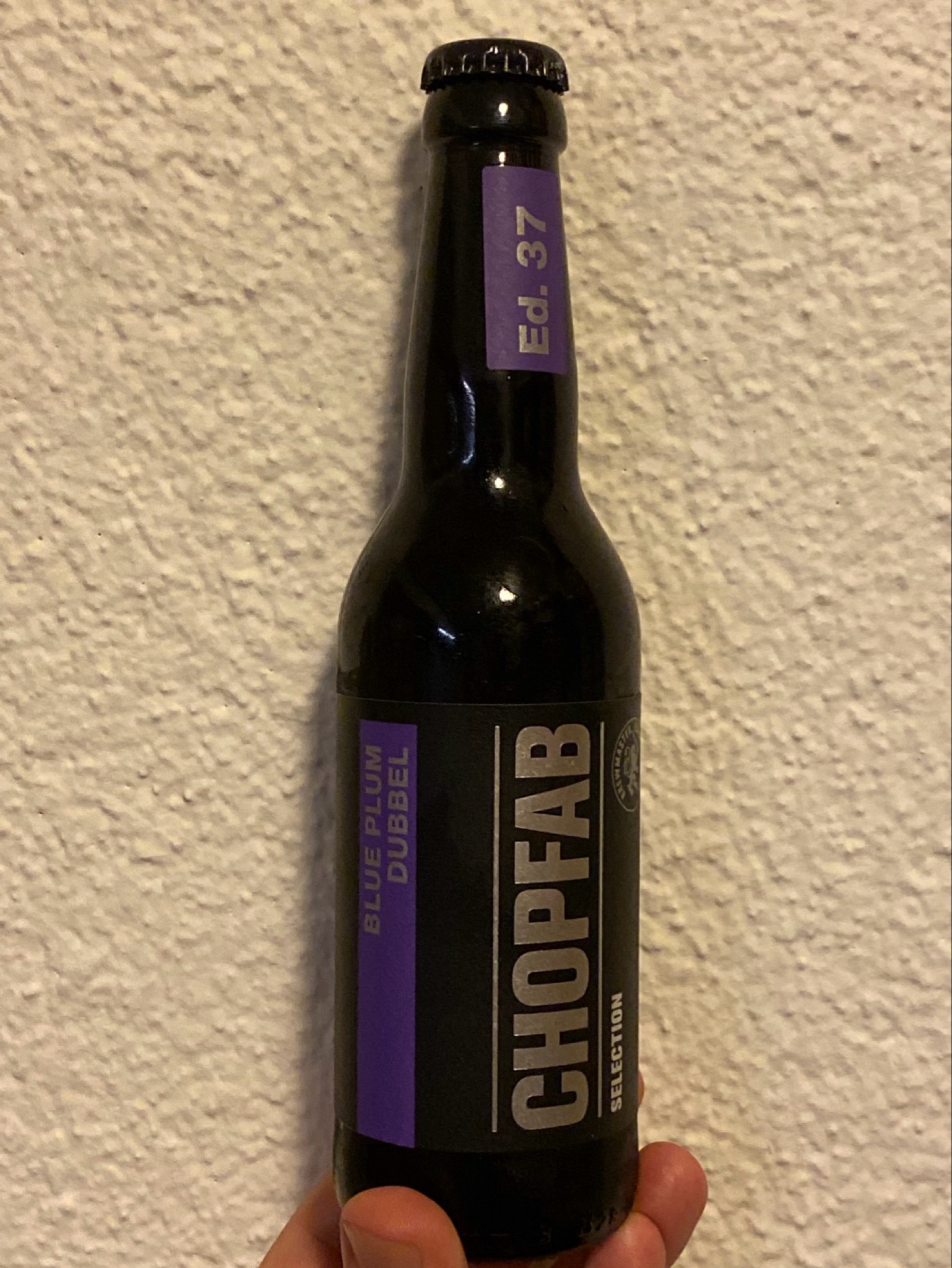 Blue plum dubbel, Chopfab Boxer