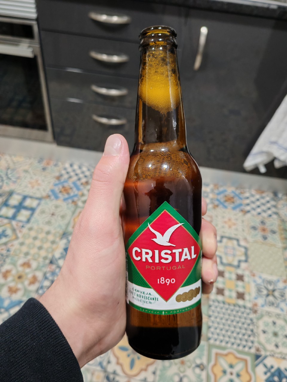 Cristal Pilsener, Portugal