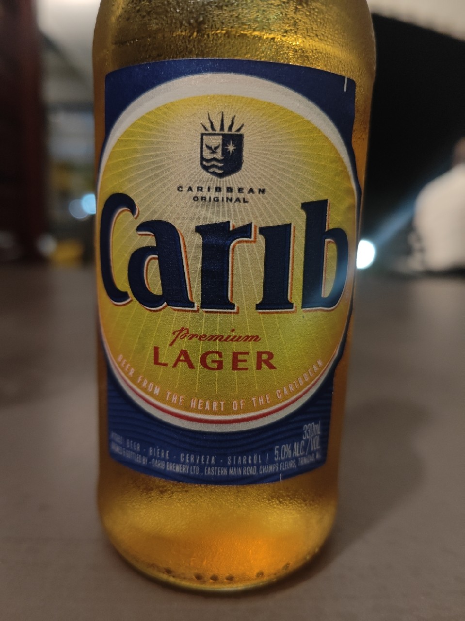 Carib 5.0%, Carib Brewery