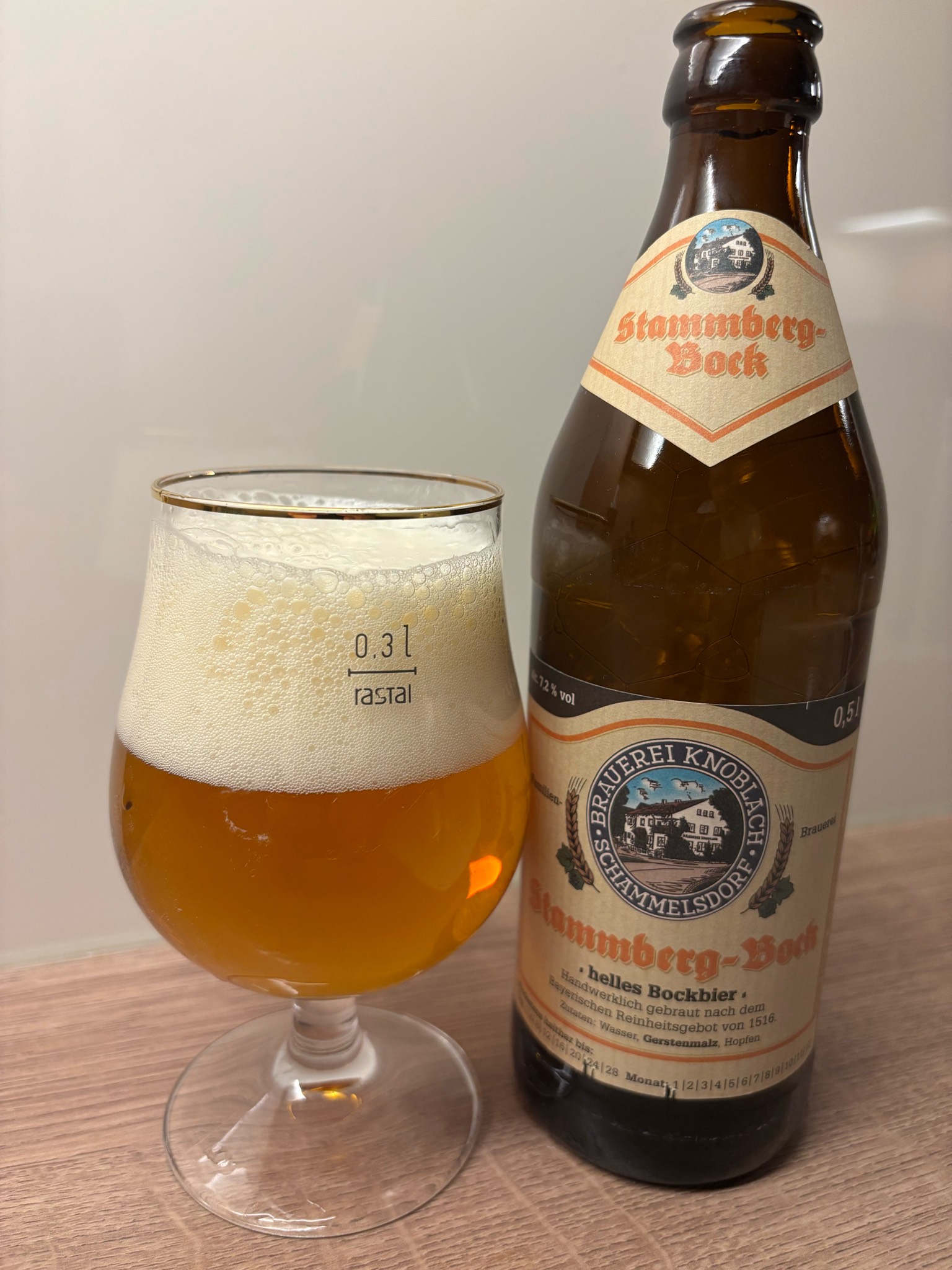 Stammberg-Bock, Brauerei Knoblach Schammelsdorf