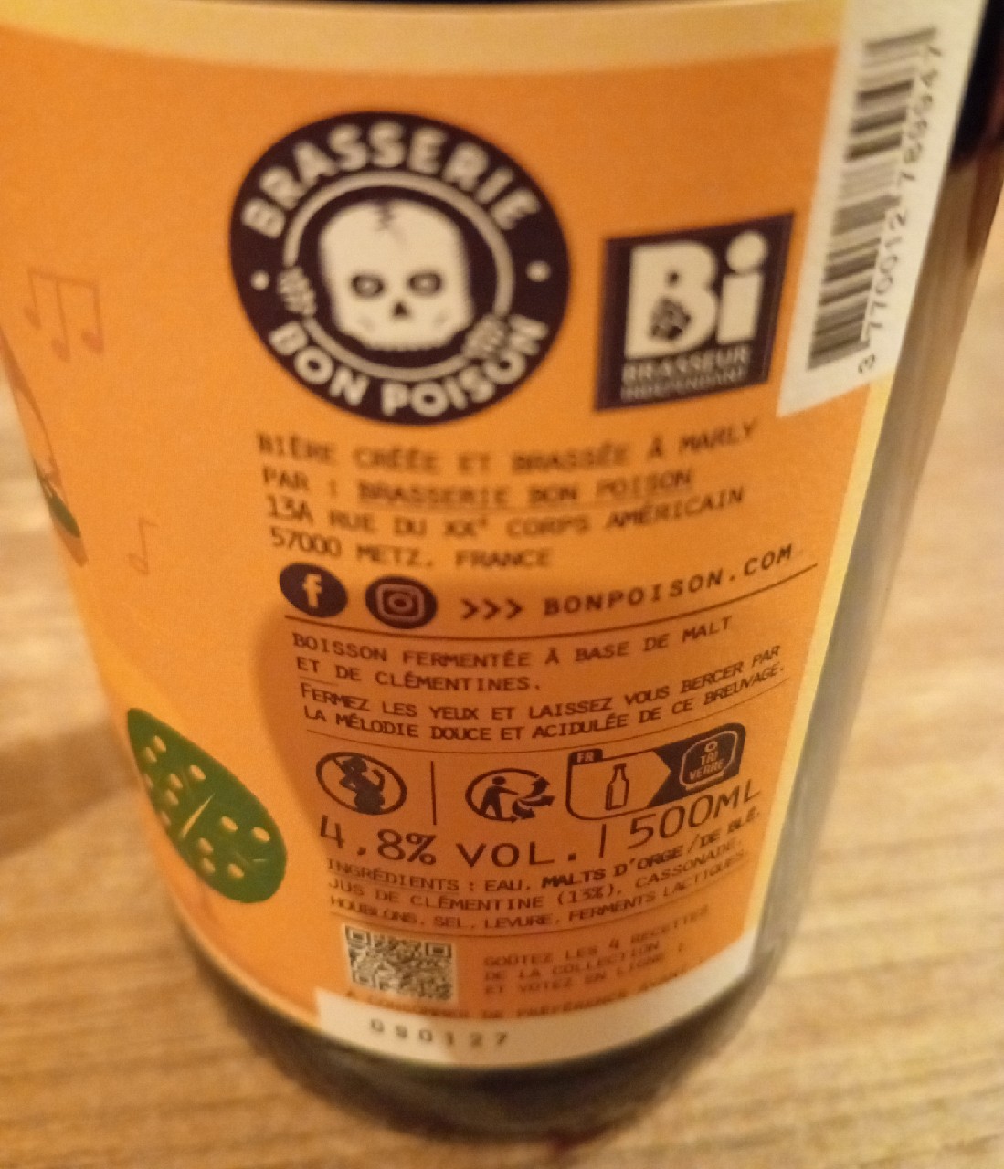 Oh! My Darling, Brasserie Bon Poison