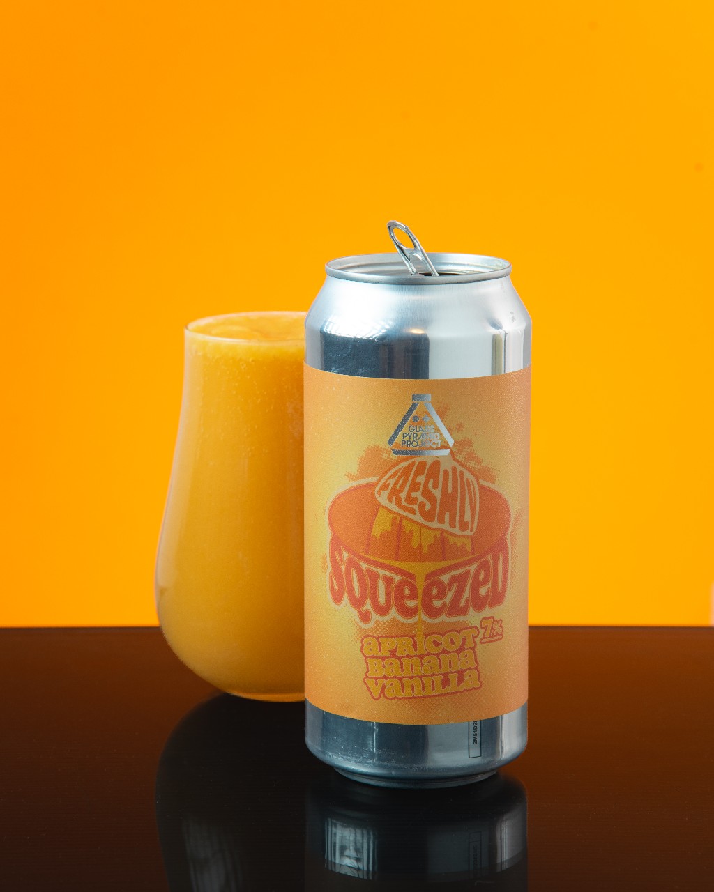 Freshly Squeezed: Apricot + Banana + Vanilla, Glass Pyramid Project