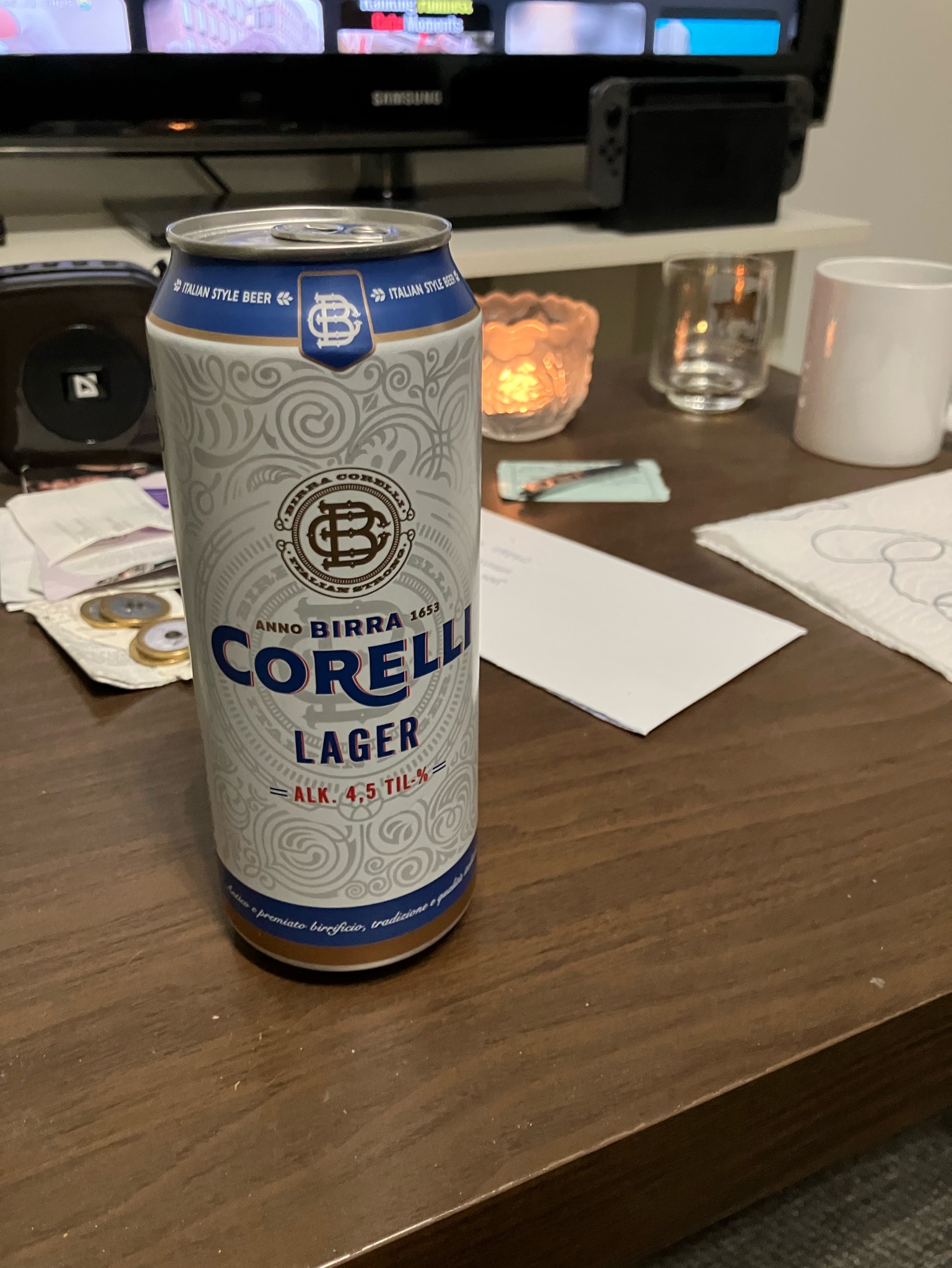 Birra Corelli Lager, Font Salem (Damm)