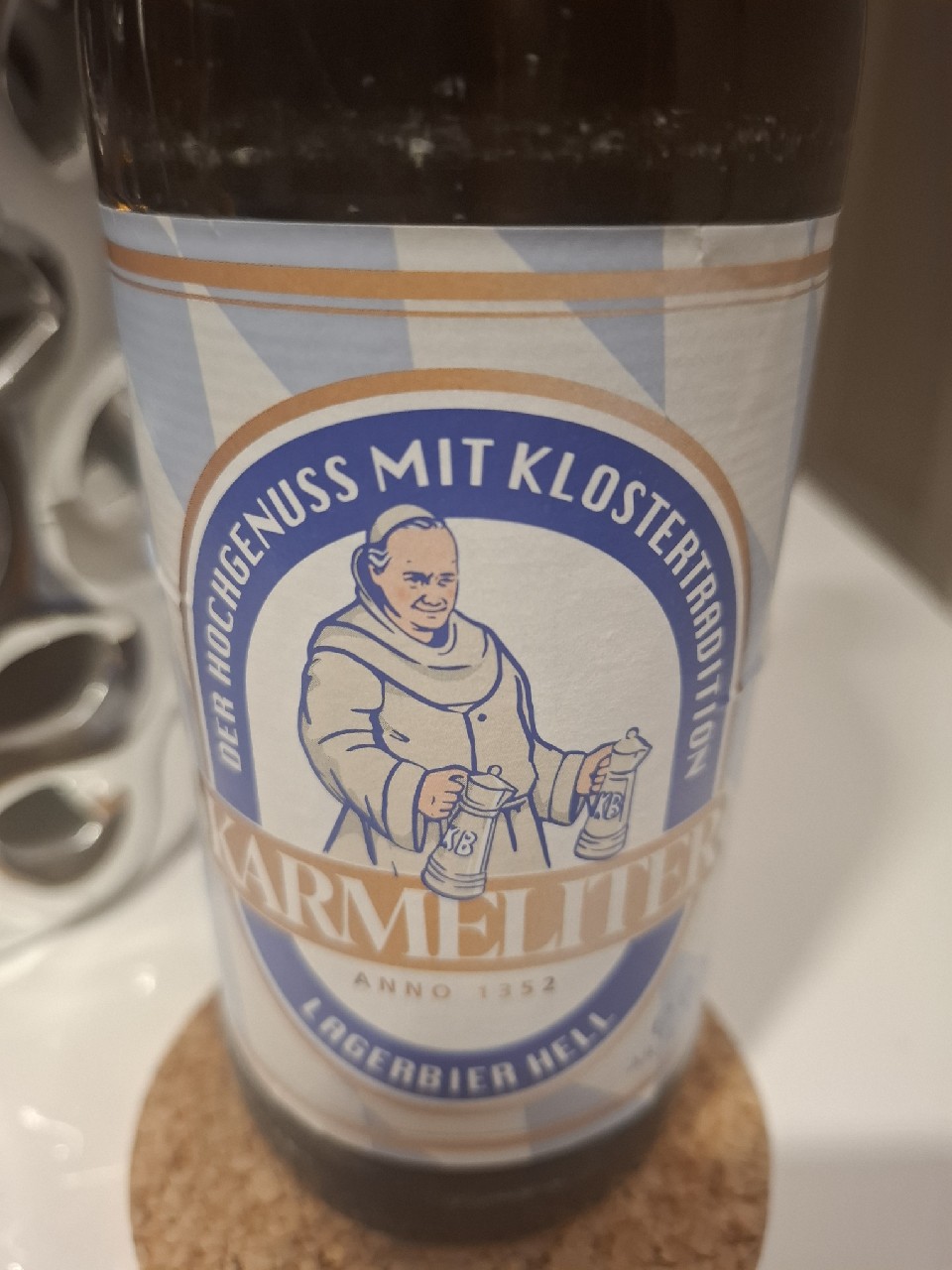Karmeliter Lagerbier Hell, Karmeliter Bräu Bad Neustadt/Salz