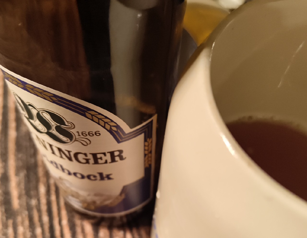 Wieninger Heller Bock / Goldbock, Privatbrauerei M.C. Wieninger