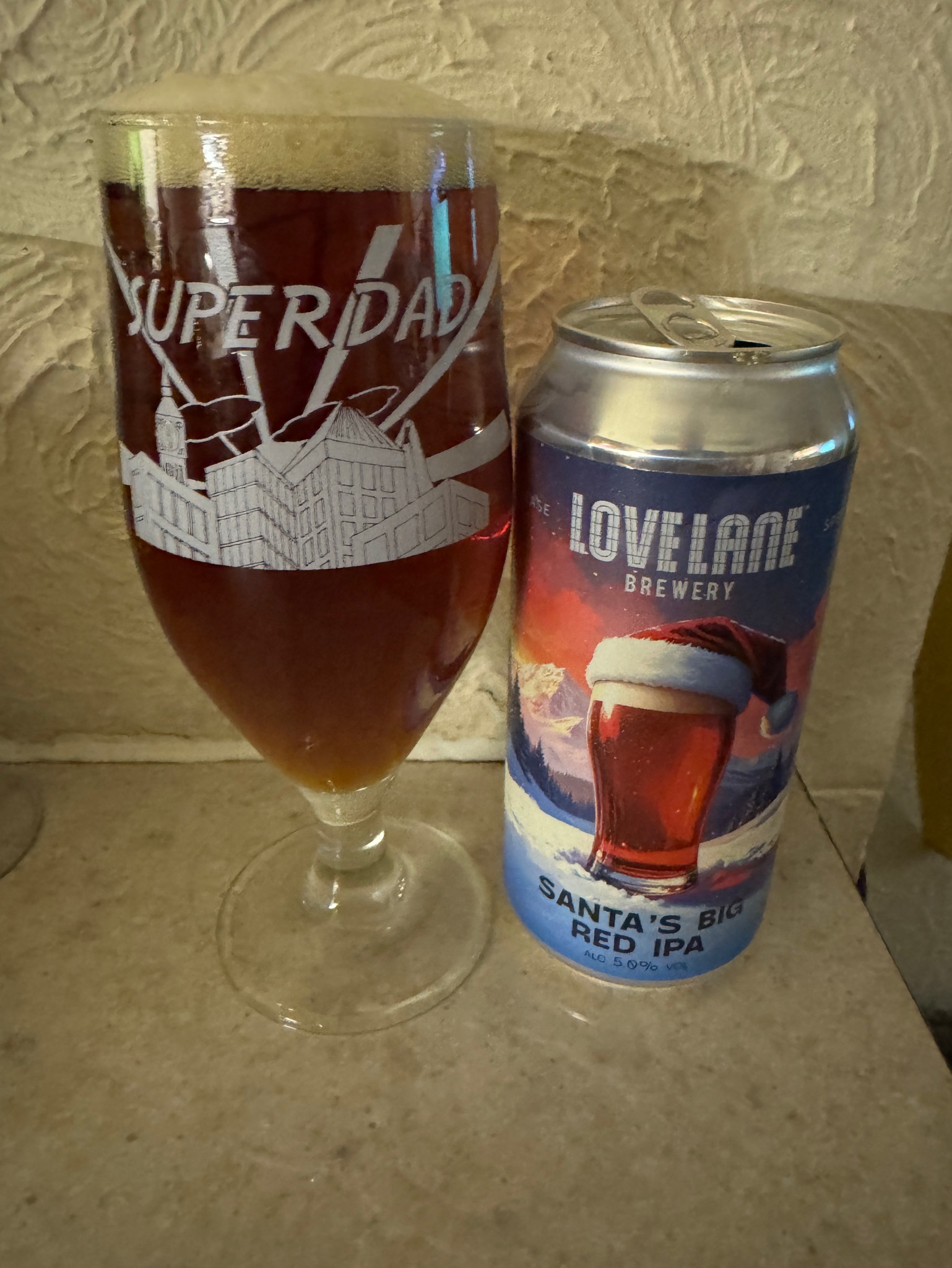 Santa's big red ipa, Love Lane Brewing
