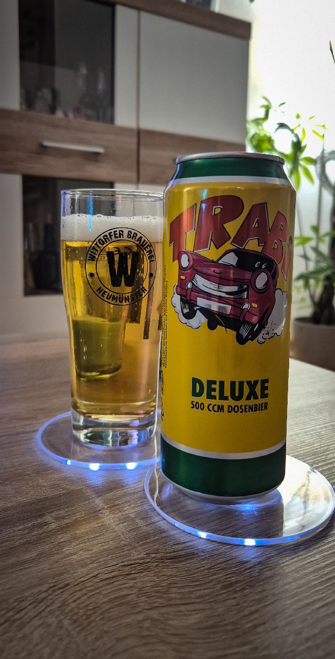 Trabi Deluxe 500 ccm Dosenbier, Mauritus Brauerei Zwickau