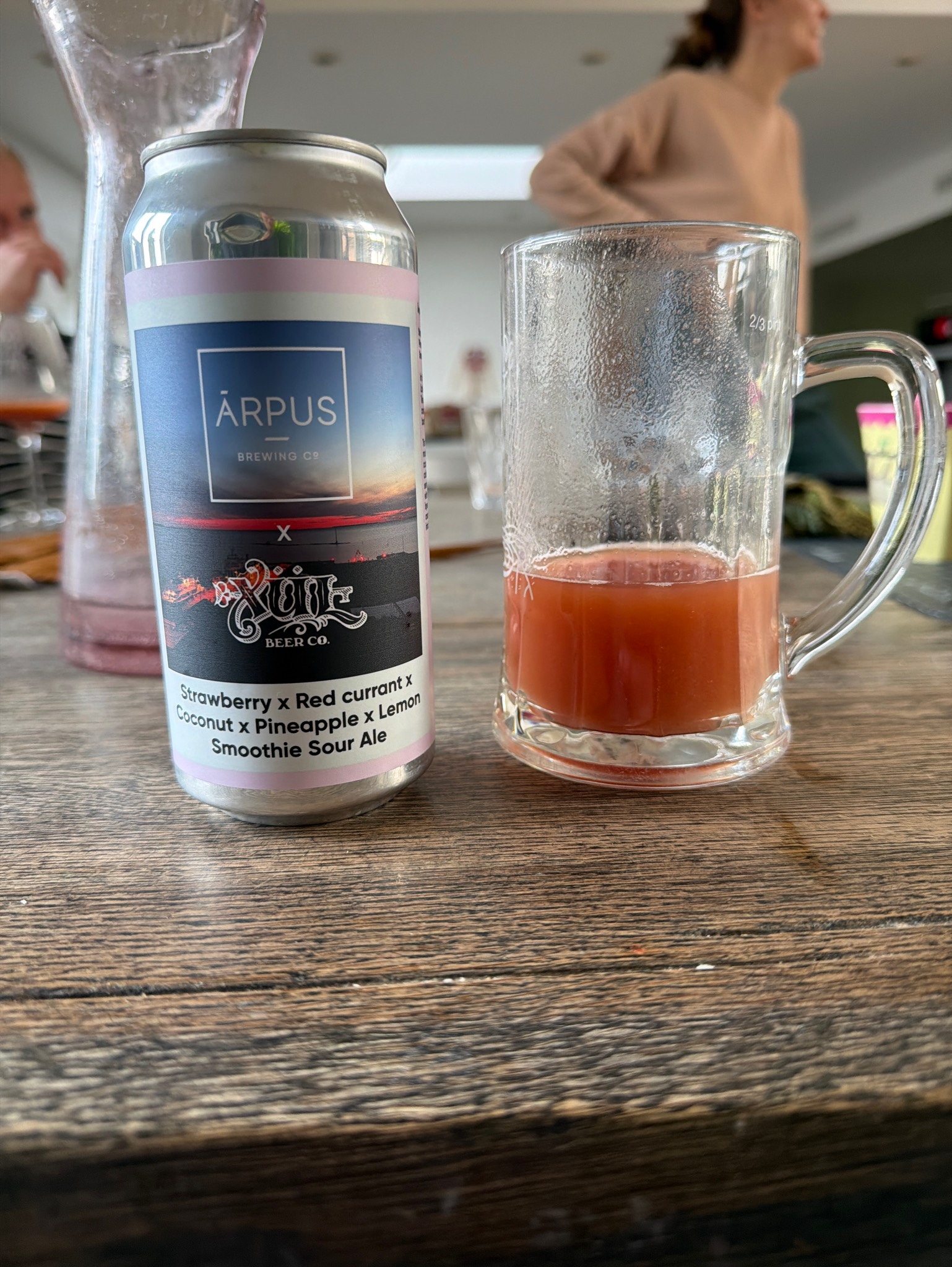 Strewberry x red currant x pineapple x lemon smoothie sour ale, Latvia