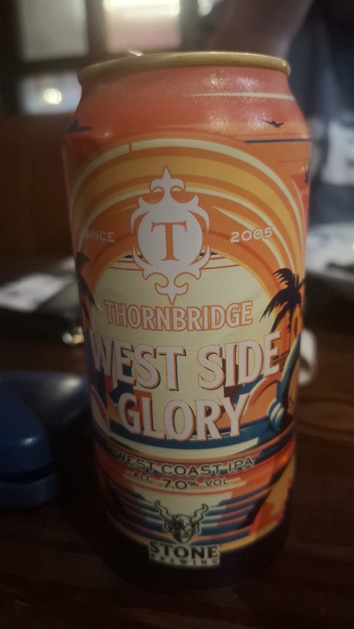 West Side Glory, Thornbridge Brewery