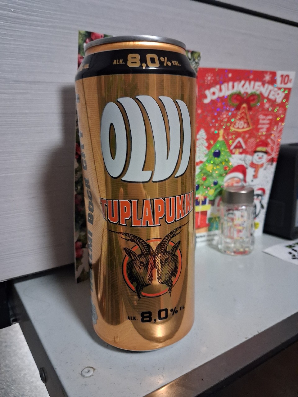 Olvi Tuplapukki 8.0%, Finland
