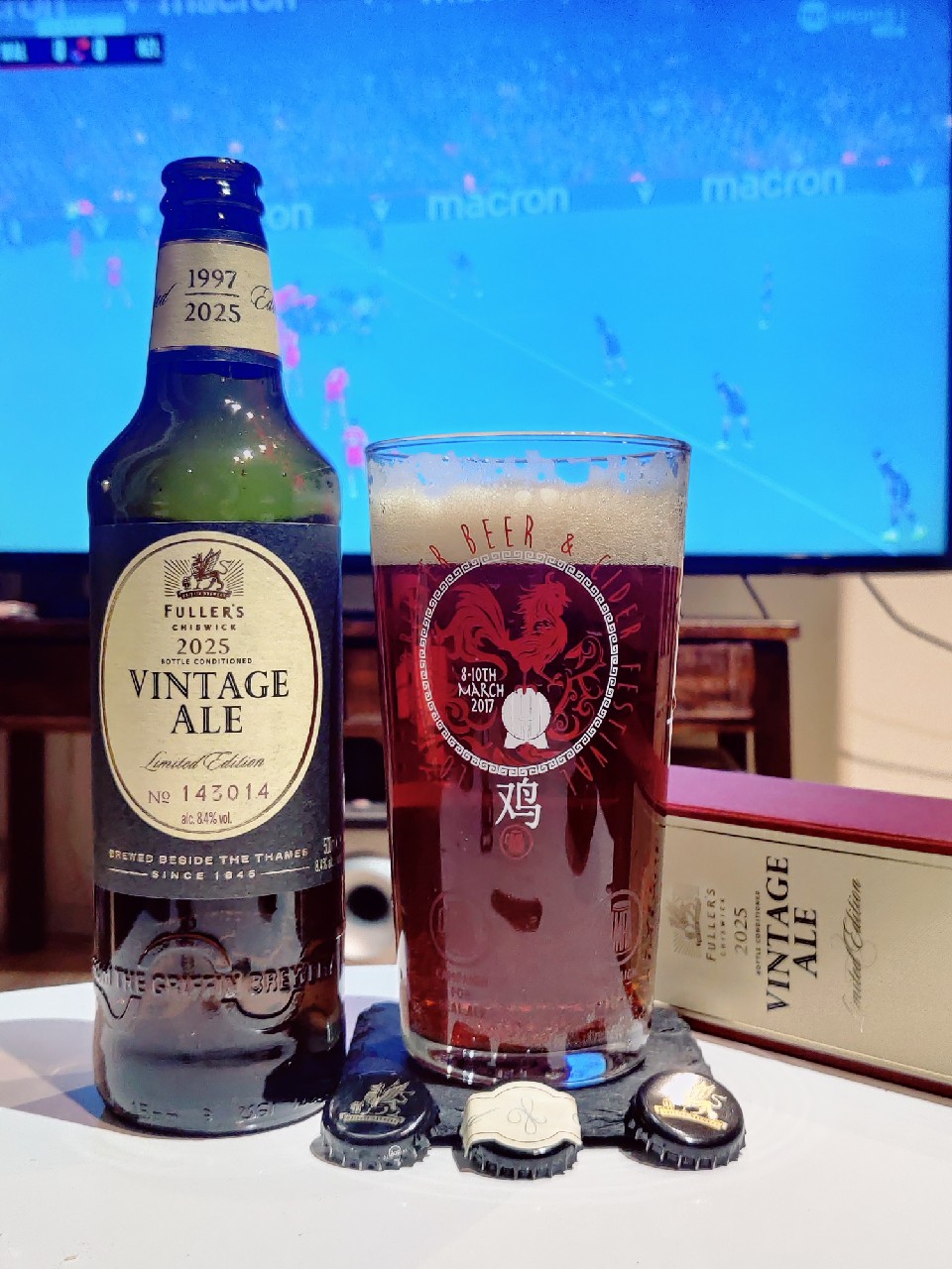 Vintage Ale (2025), Fuller's Griffin Brewery (Asahi Breweries)