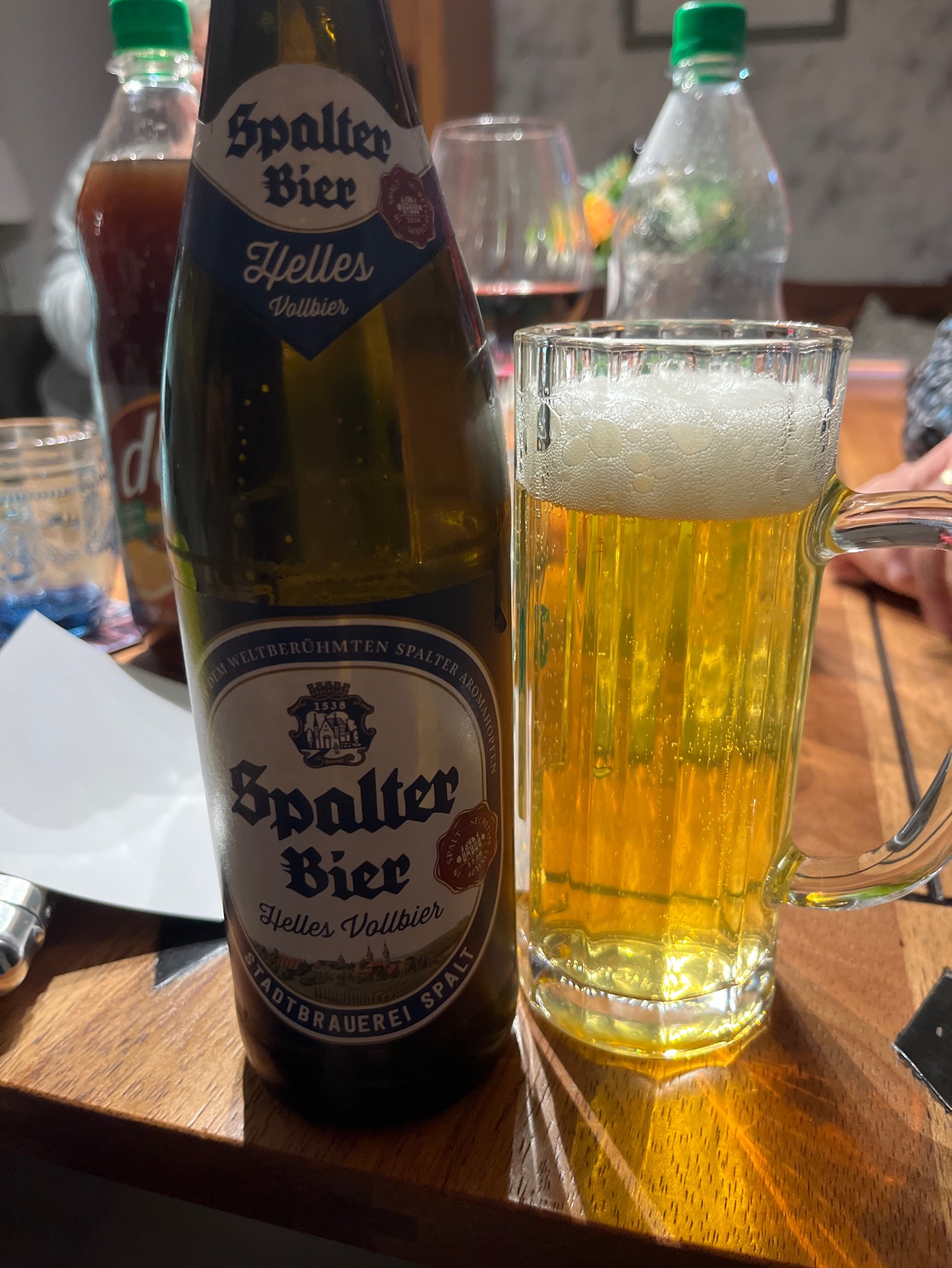 Spalter Bier Helles Vollbier, Stadtbrauerei Spalt