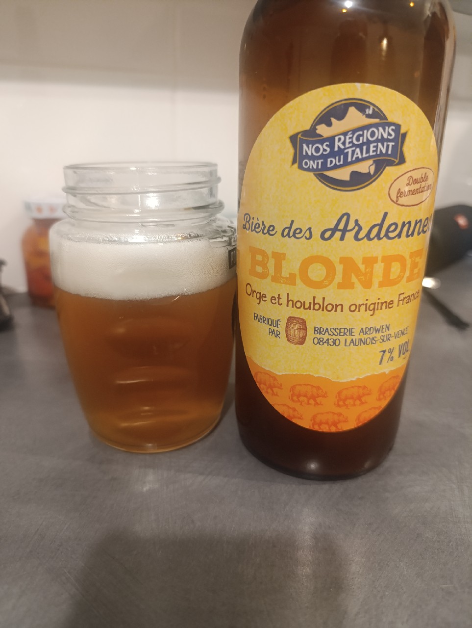 Nos regions ont du talent - Bière blonde des Ardennes, Société Ardennaise De Brasserie (Ardwen)