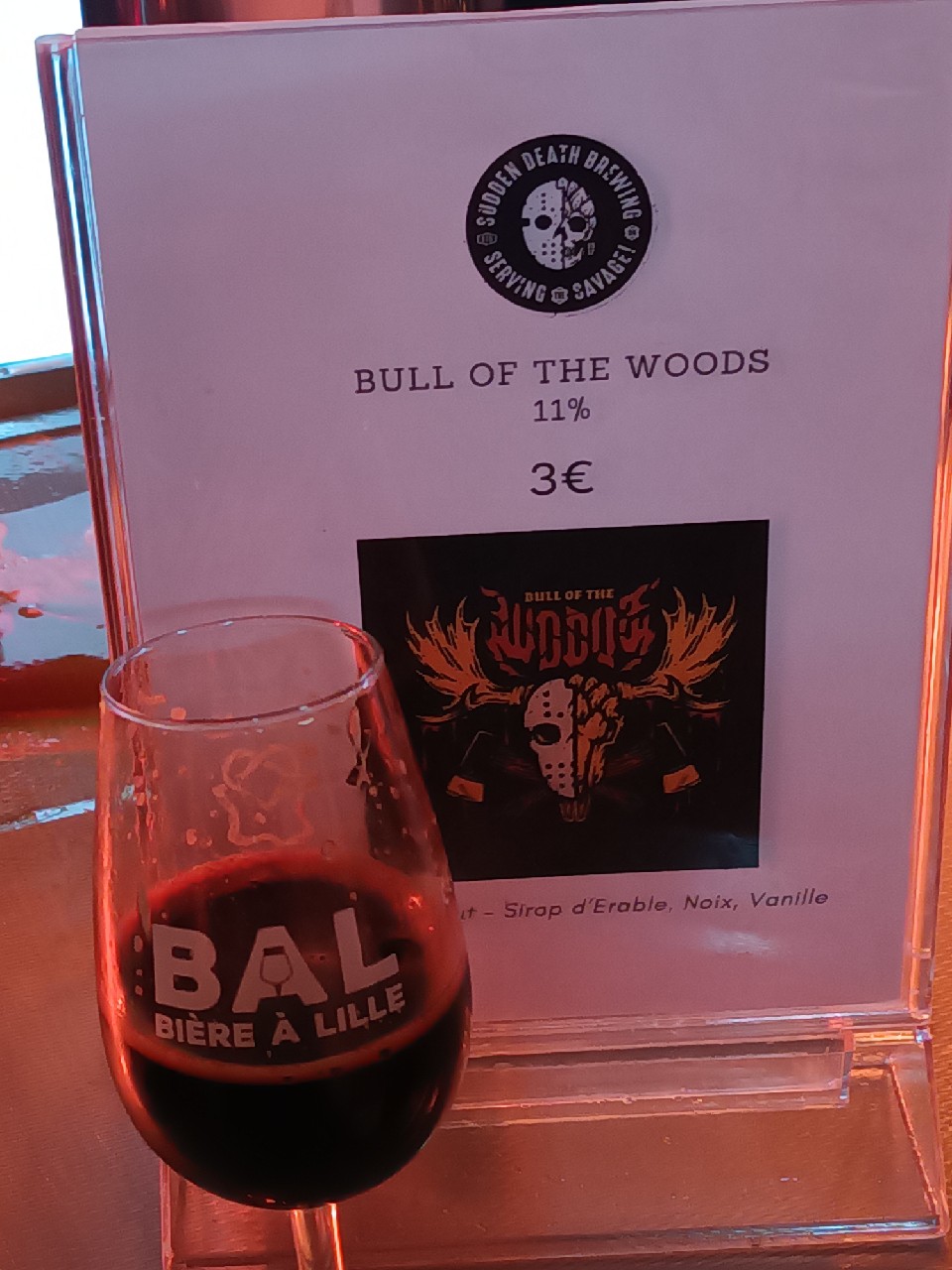 Bull of the Woods, Sudden Death Brewing Co.