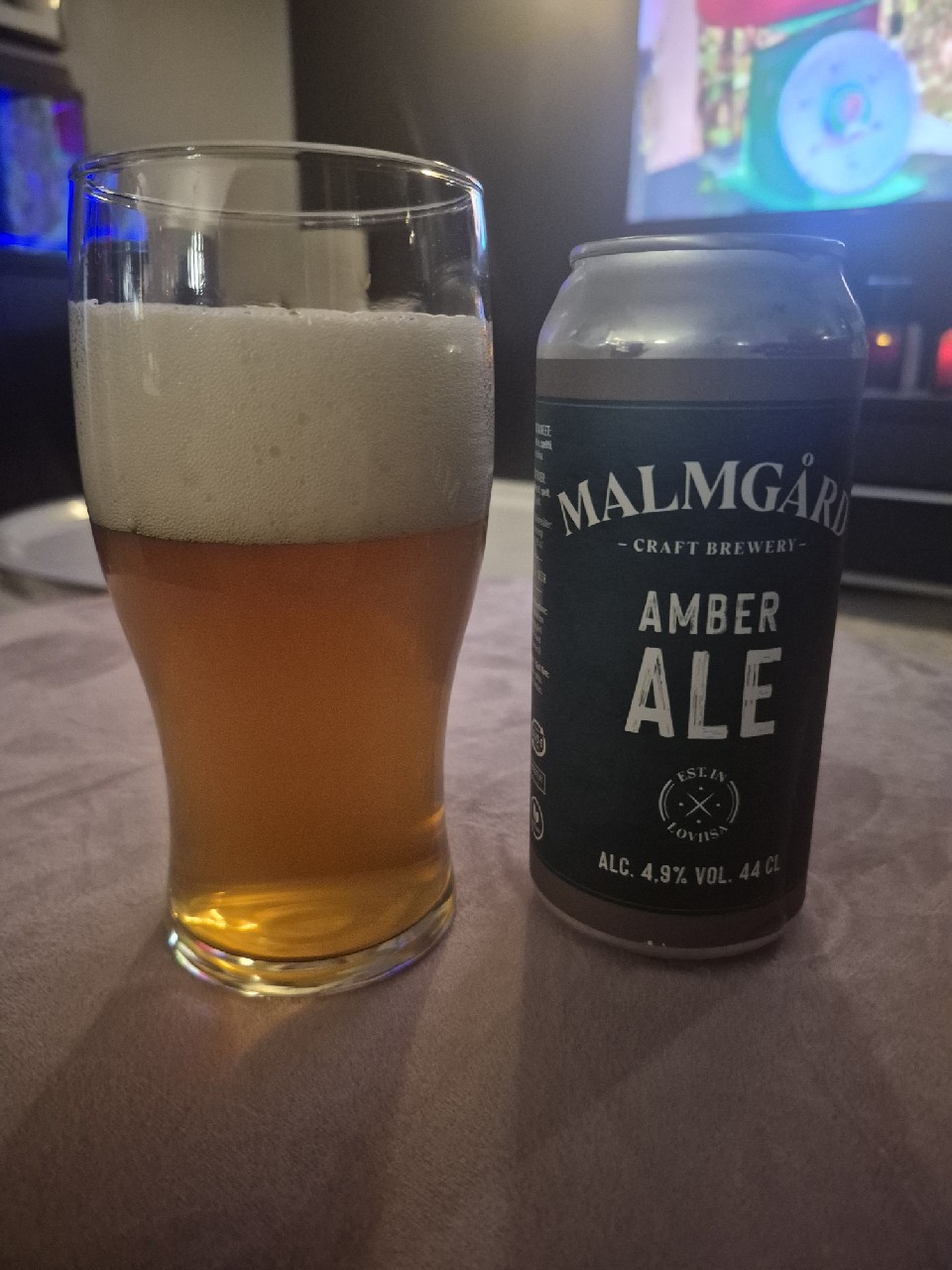 Malmgård amber ale, Finland