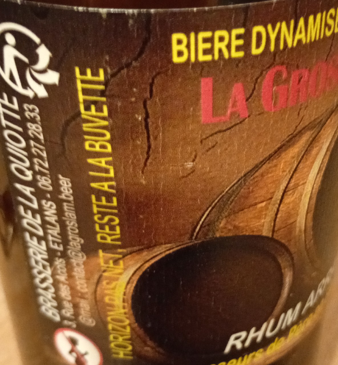 La GrosLam Beer Rhum Arrangé, Brasserie De La Quiotte (GrosLam Beer)