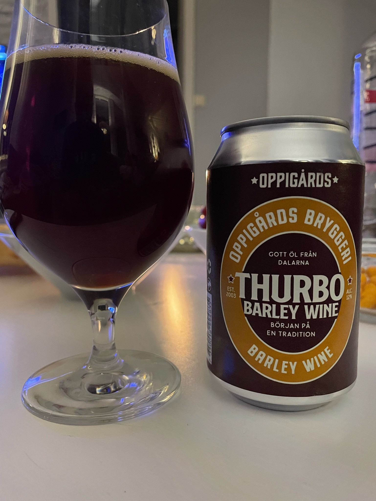 oppigårds thurbo barley wine, Sweden
