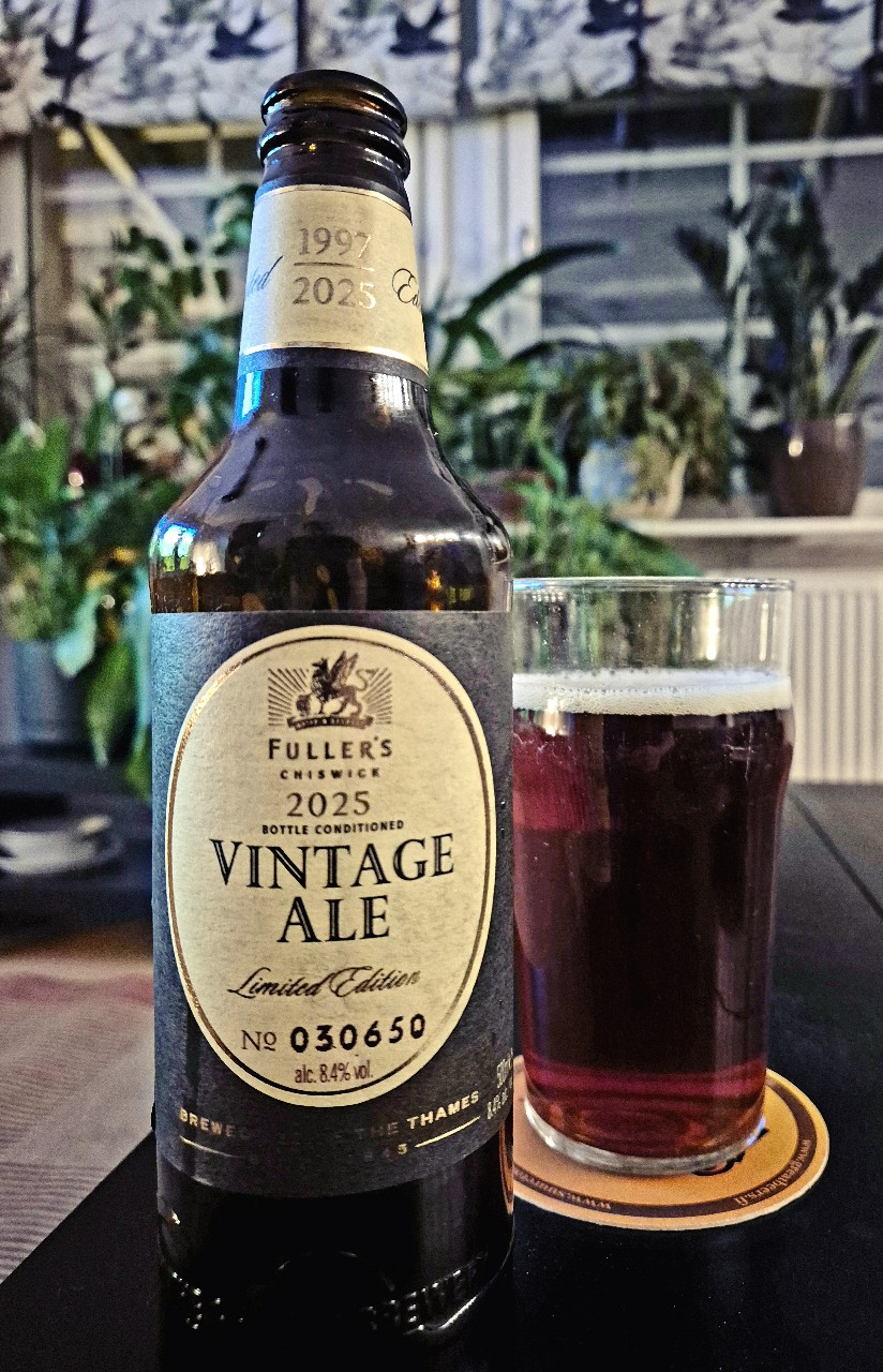 Vintage Ale (2025), Fuller's Griffin Brewery (Asahi Breweries)
