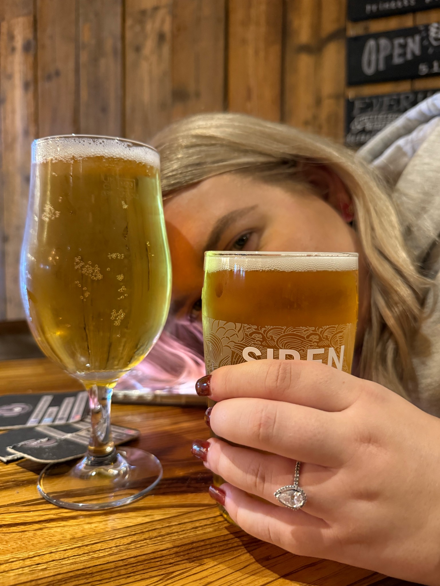 Beer Cut With Peach, Jubel Beer