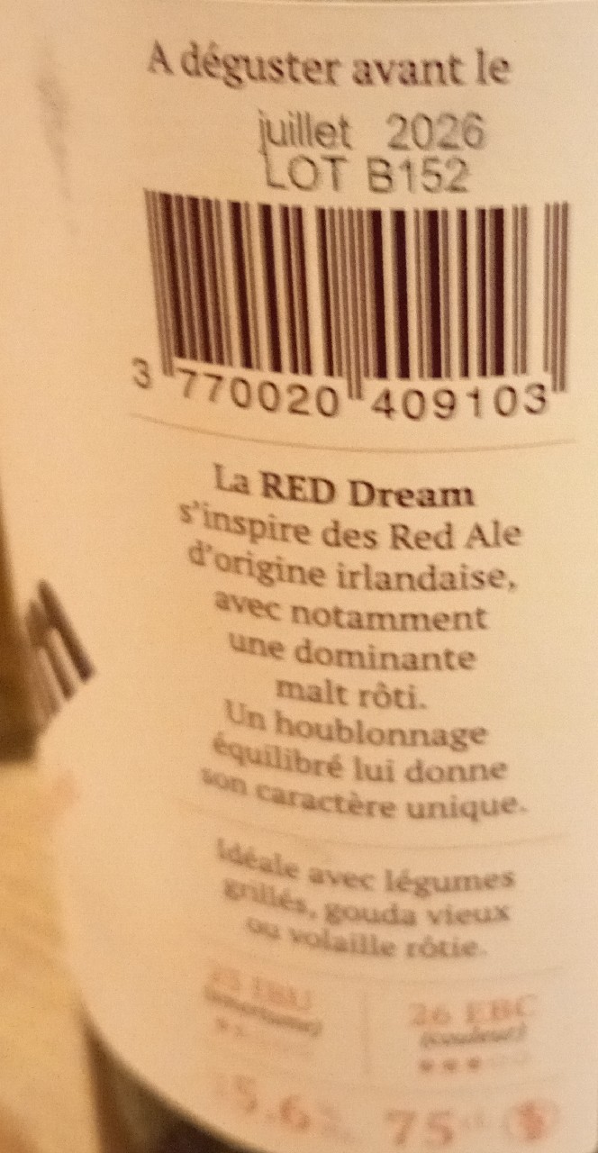 Red Dream, Brasserie Okabeer