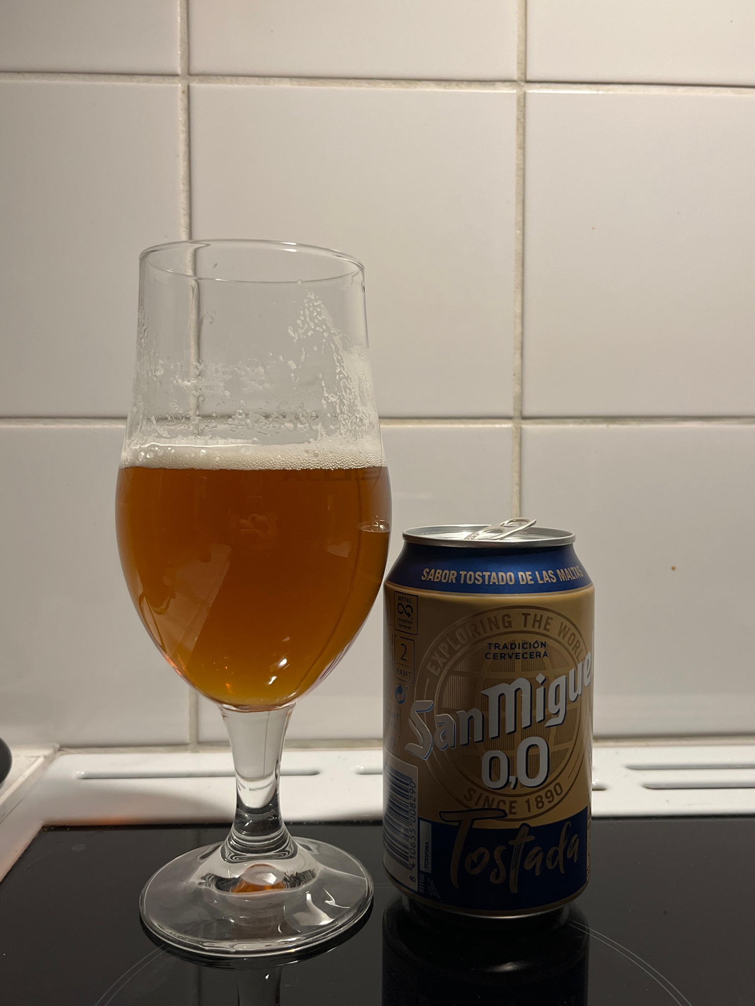 San Miguel 0,0 Tostada, San Miguel Spain (Grupo Mahou-San Miguel)