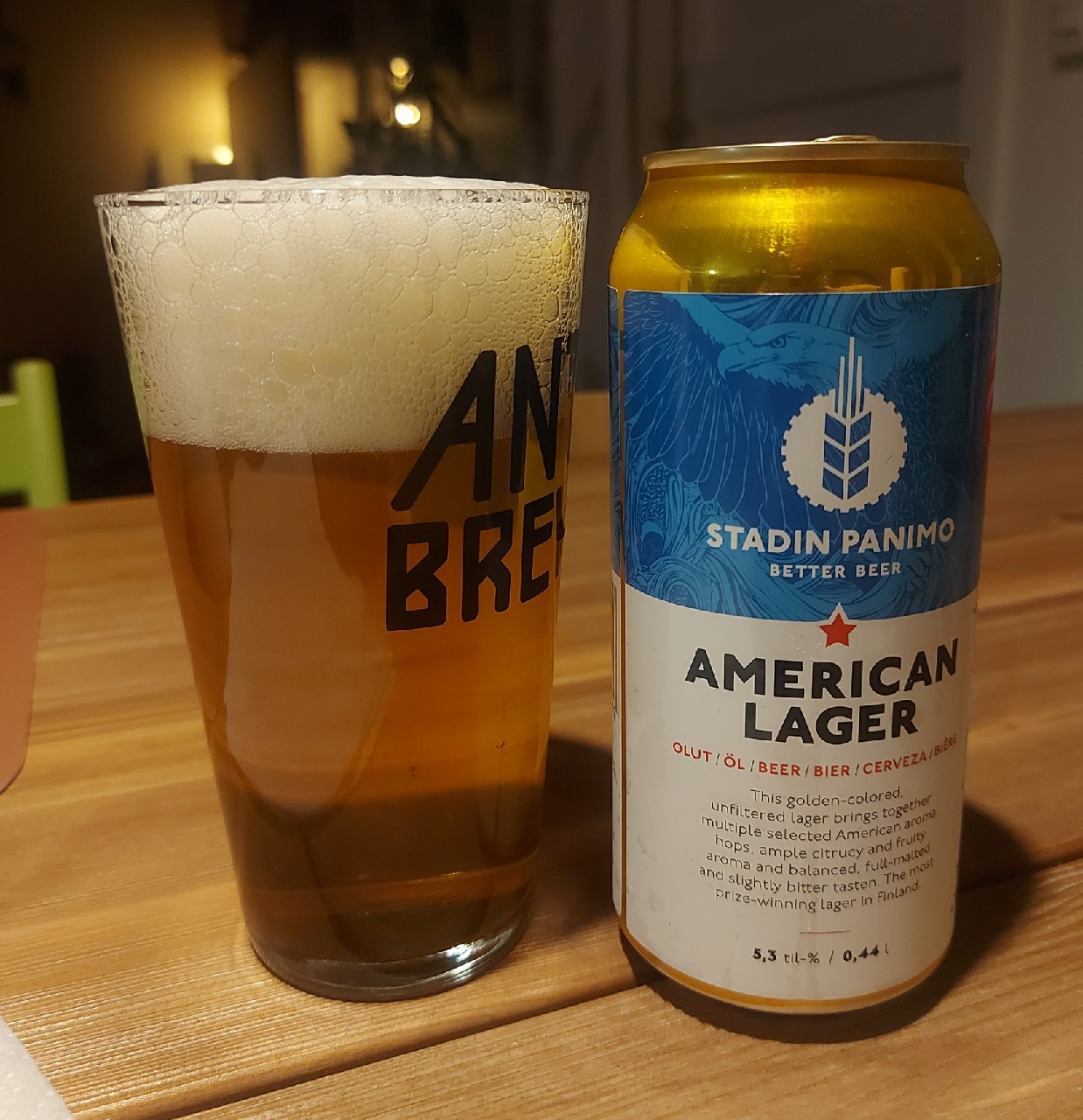American Lager 4.5%, Finland