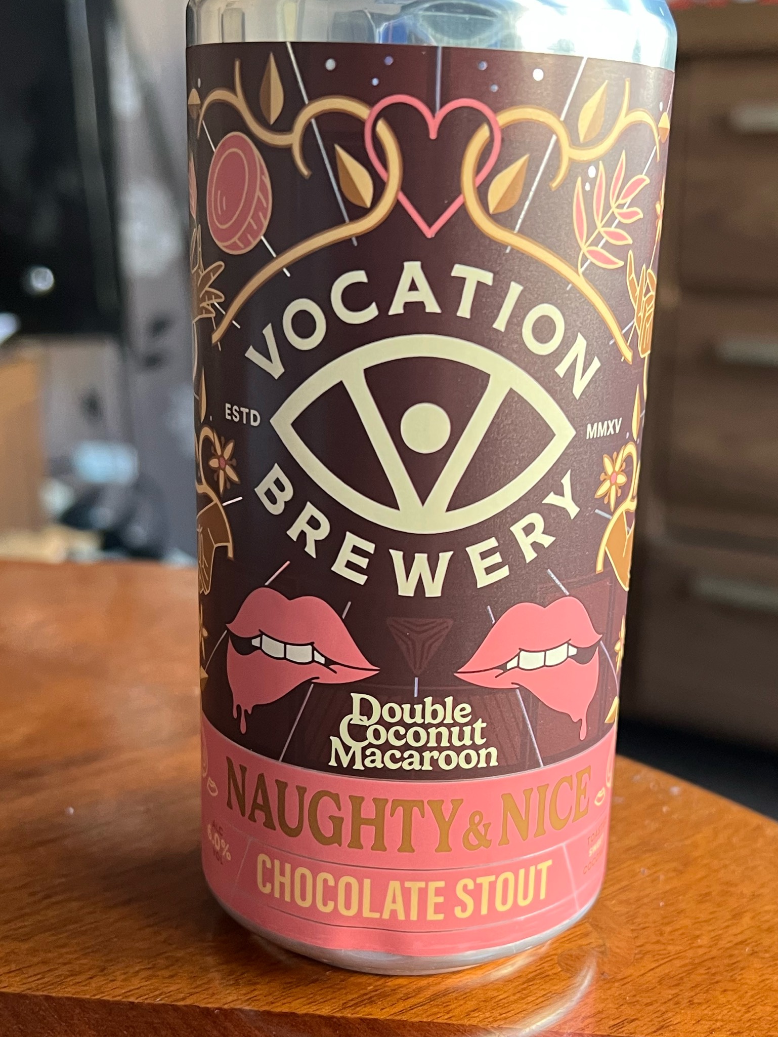Naughty & Nice- Double Coconut Macaroon- Chocolate Stout, England
