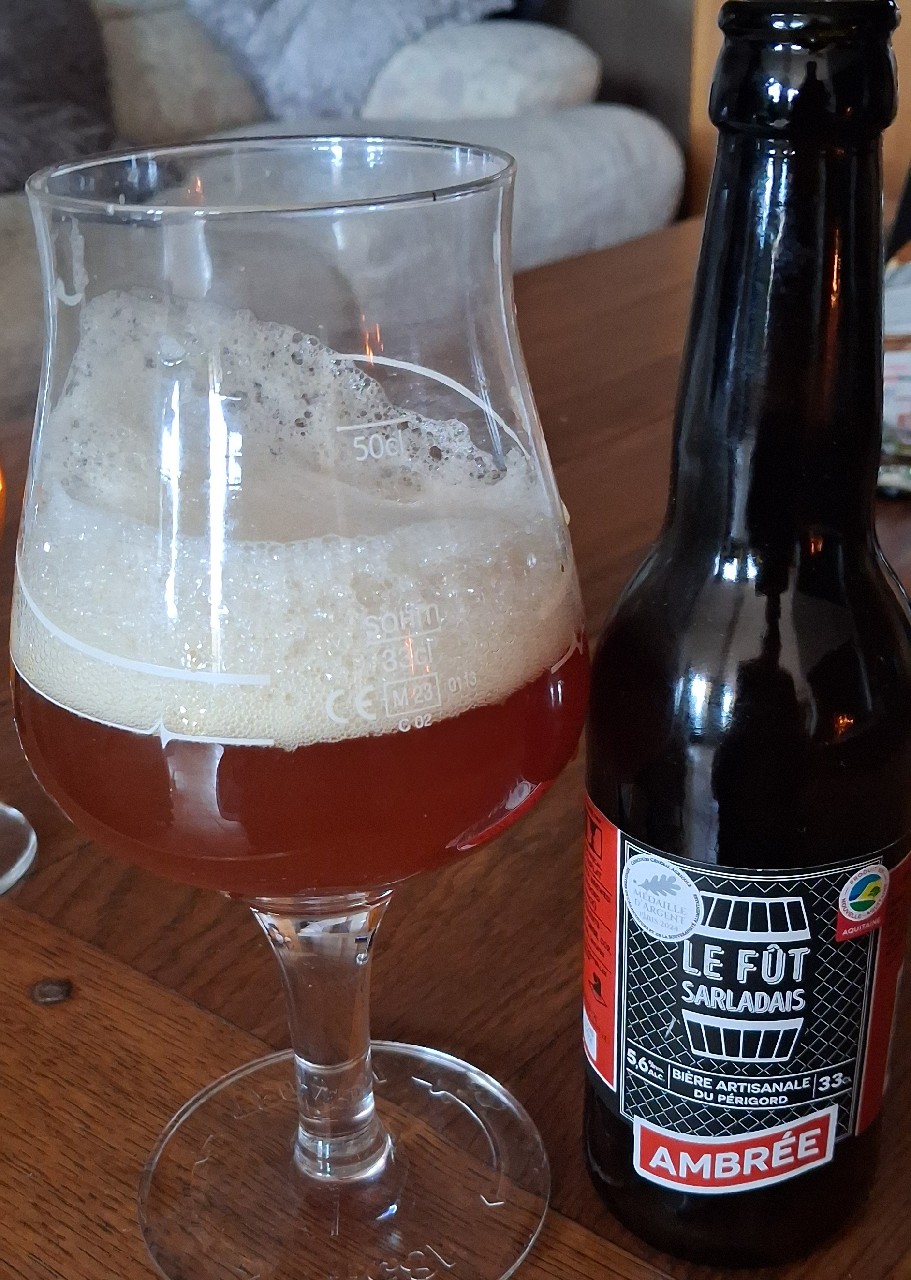 Le Fût Sarladais Ambrée, Brasserie Artisanale De Sarlat