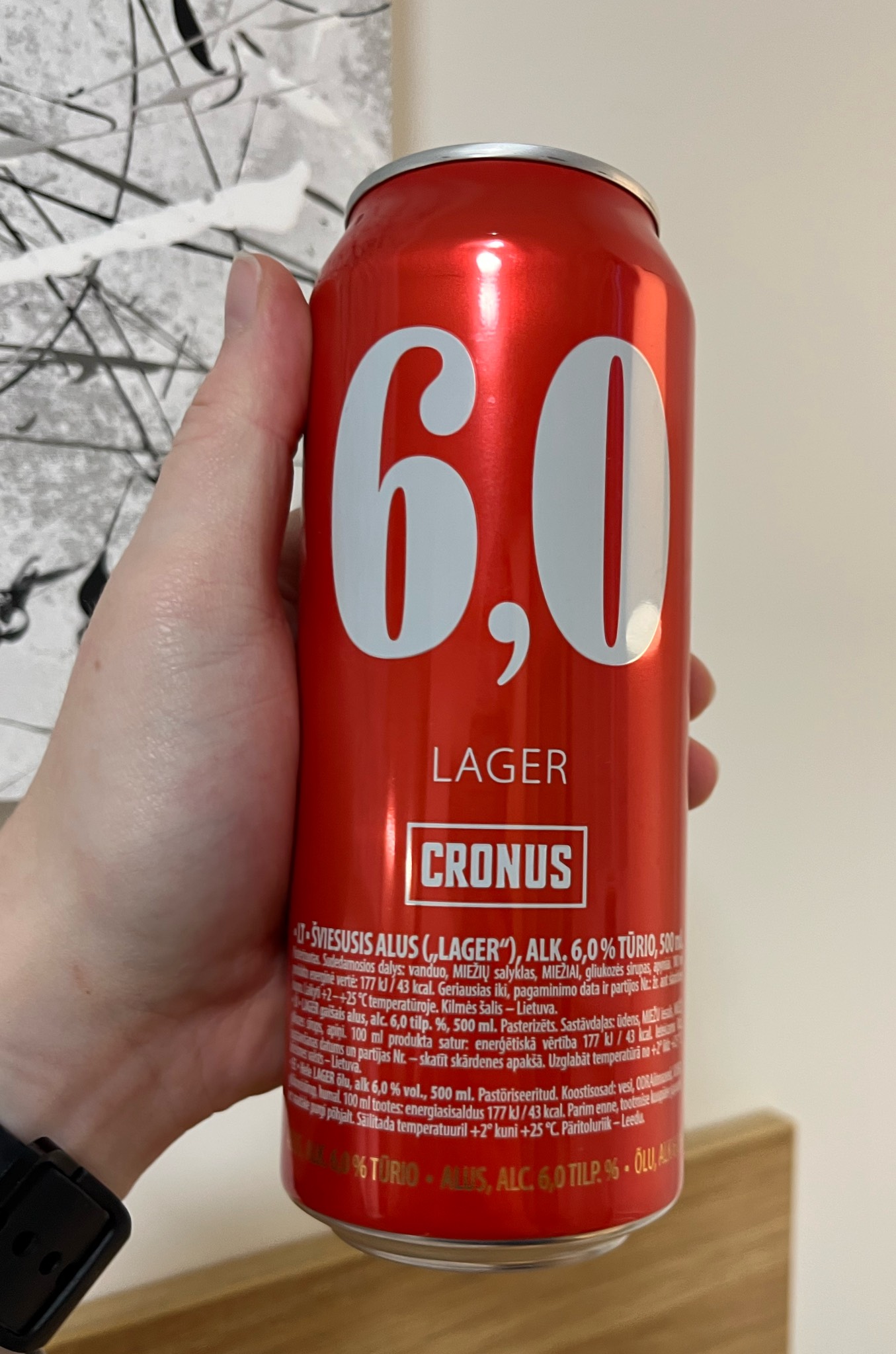 Cronus lager, Lithuania