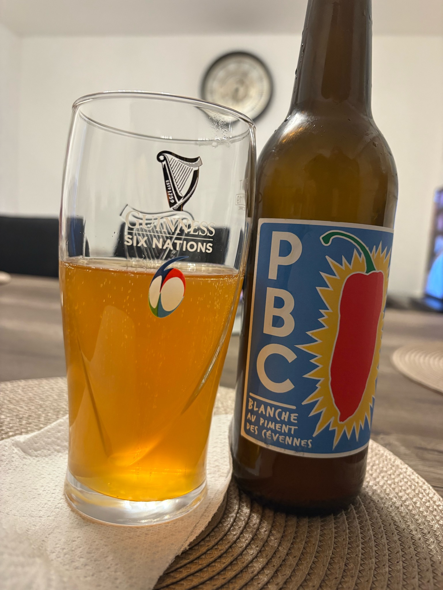Blanche Au Piment Des Cévennes, Brasserie PBC (Putain De Bière Cévenole)