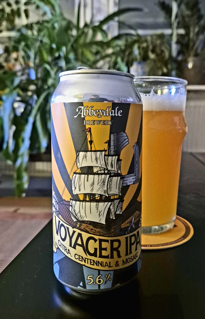 Voyager IPA: Nelson Suavin, Dr.Rudi & Taiheke, Abbeydale Brewery