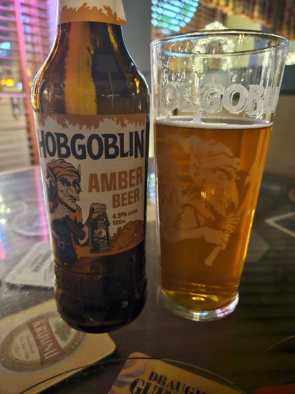 Hobgoblin Amber, England