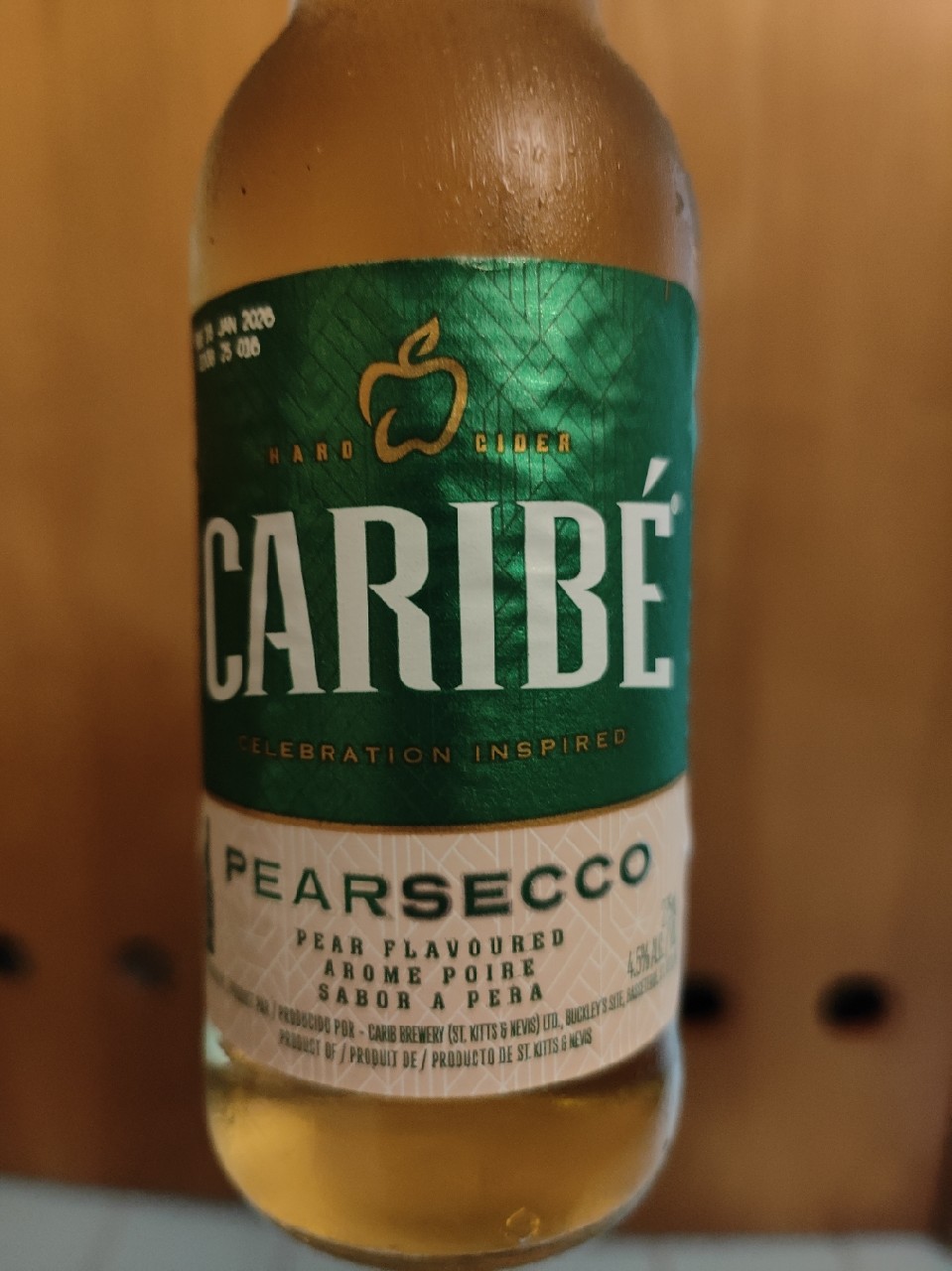 Caribé Pearsecco, Carib Brewery