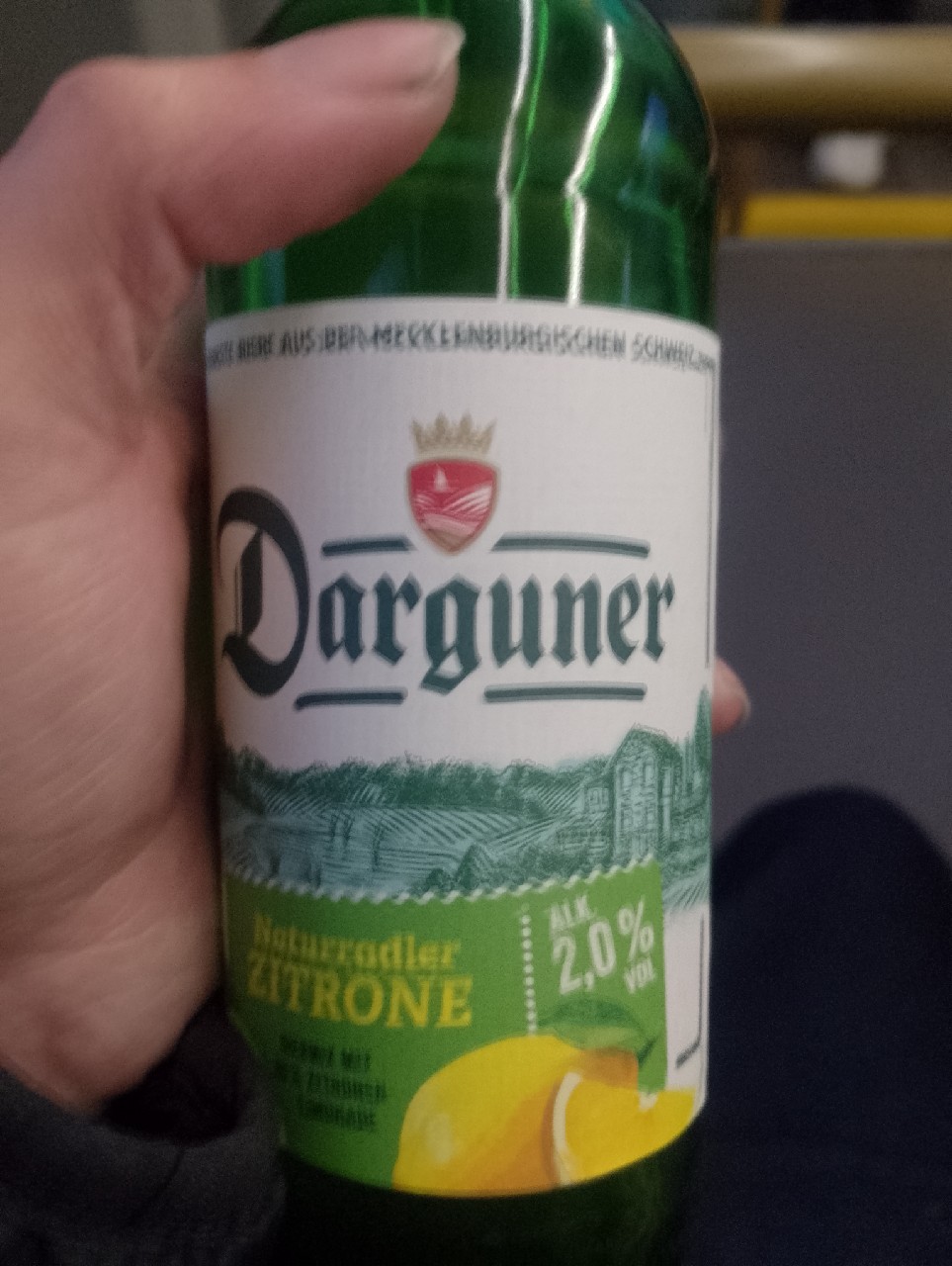 Darguner Naturradler Zitrone, Darguner Brauerei (Harboe)