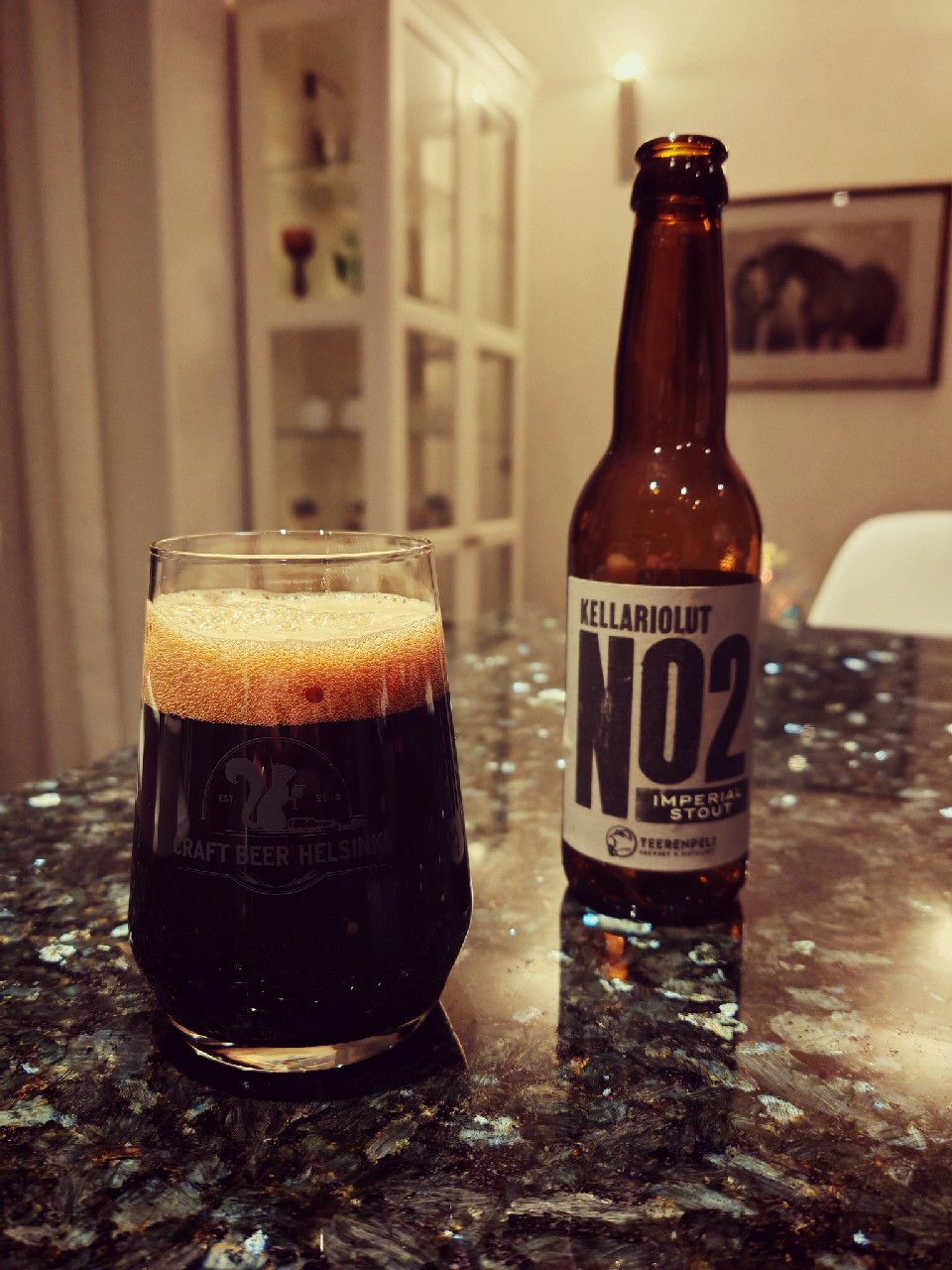 Kellariolut No 2 Imperial Stout, Finland