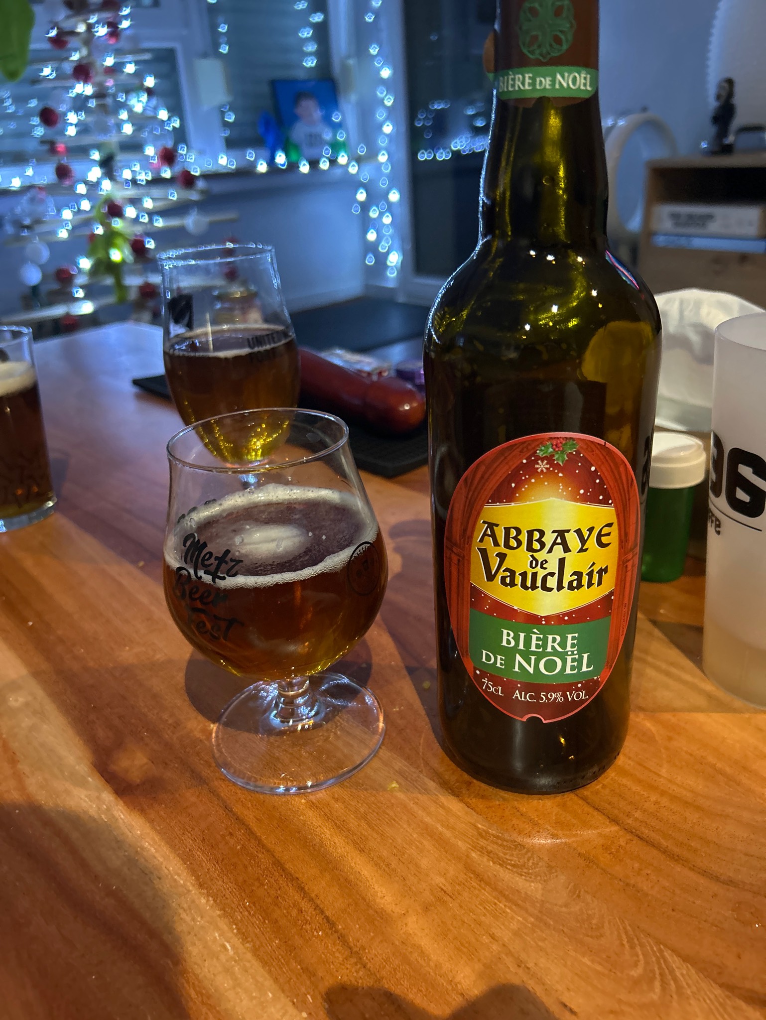 Abbaye De Vauclair - Bière De Noël, Brasserie Champigneulles (TCB)