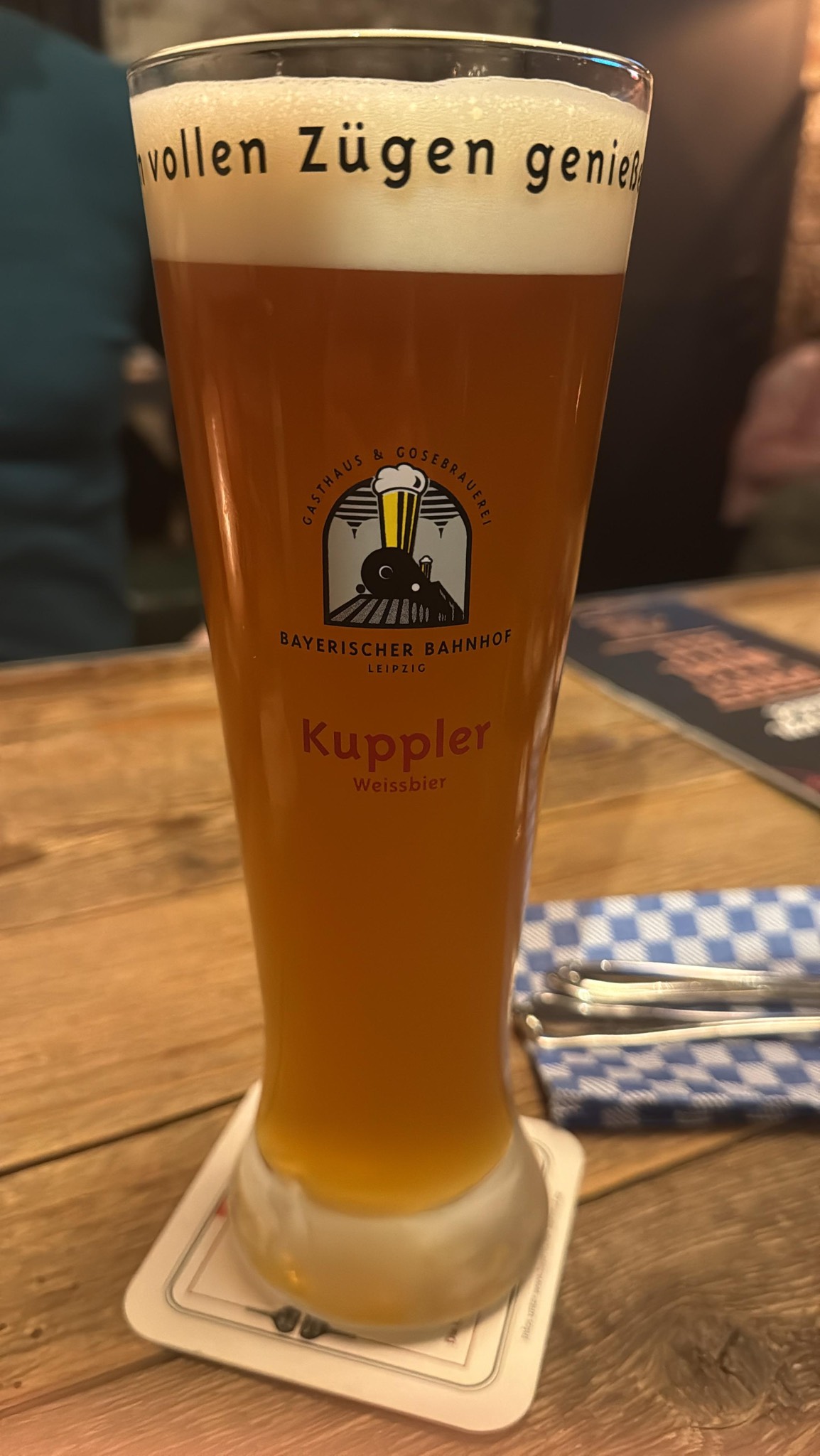 Kuppler Weissbier, Gasthaus & Gosebrauerei Bayerischer Bahnhof