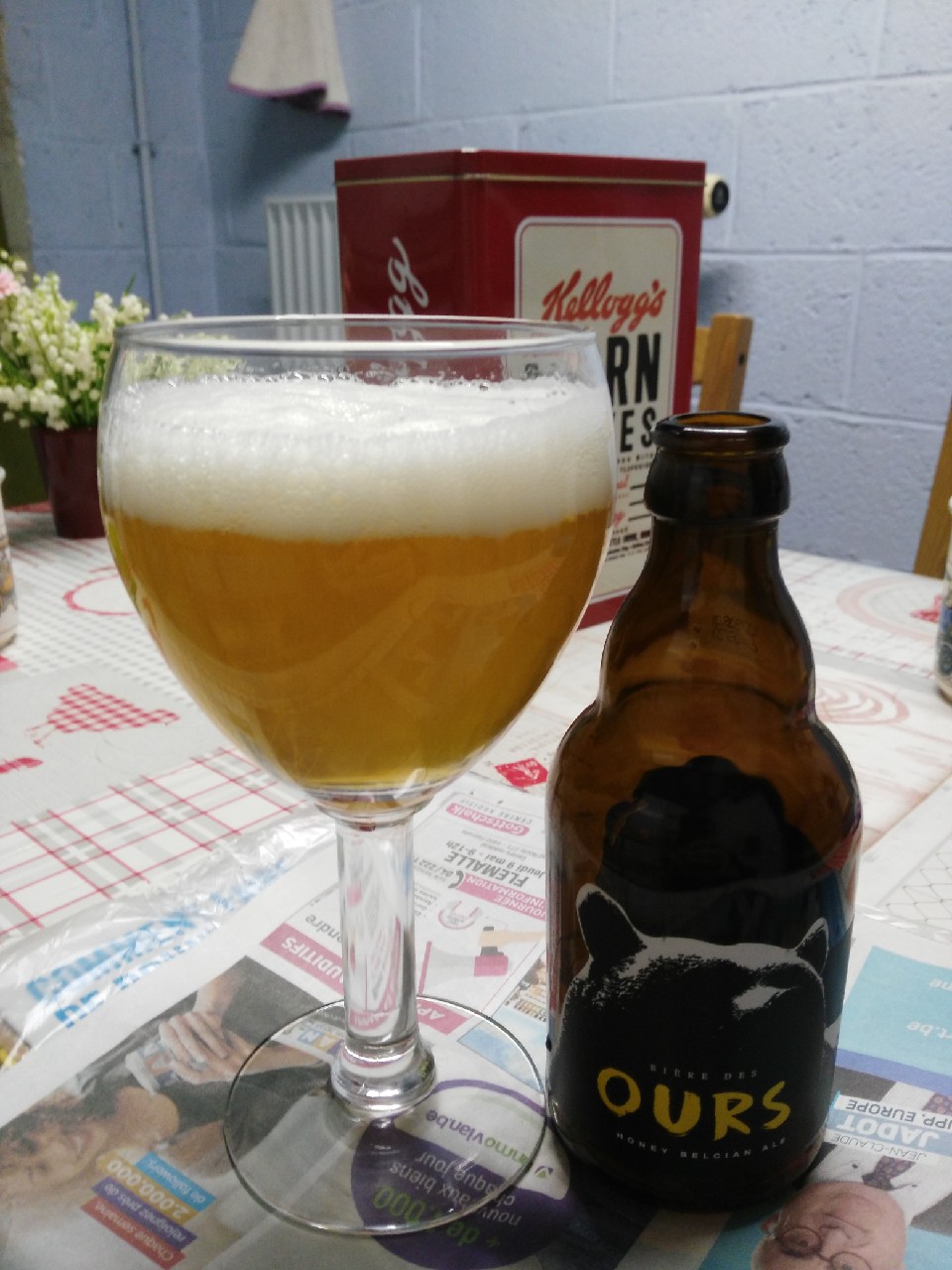 Ours Honey Belgian Ale, Brasserie La Binchoise