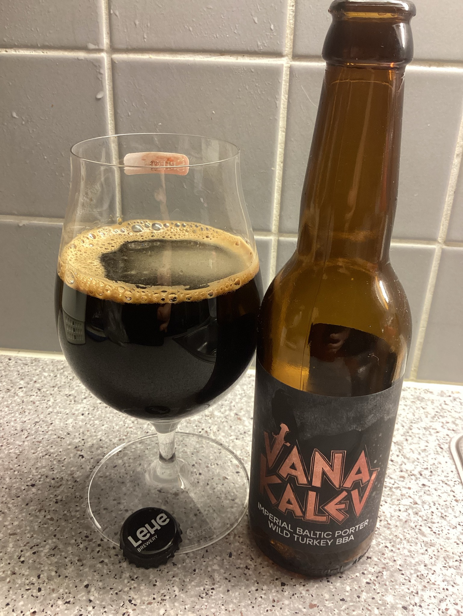 Vana Kalev Wild Turkey BBA, Lehe Pruulikoda